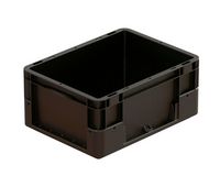 ESD-Behälter silverline 400 x 300 x 180 mm Farbe: schwarz