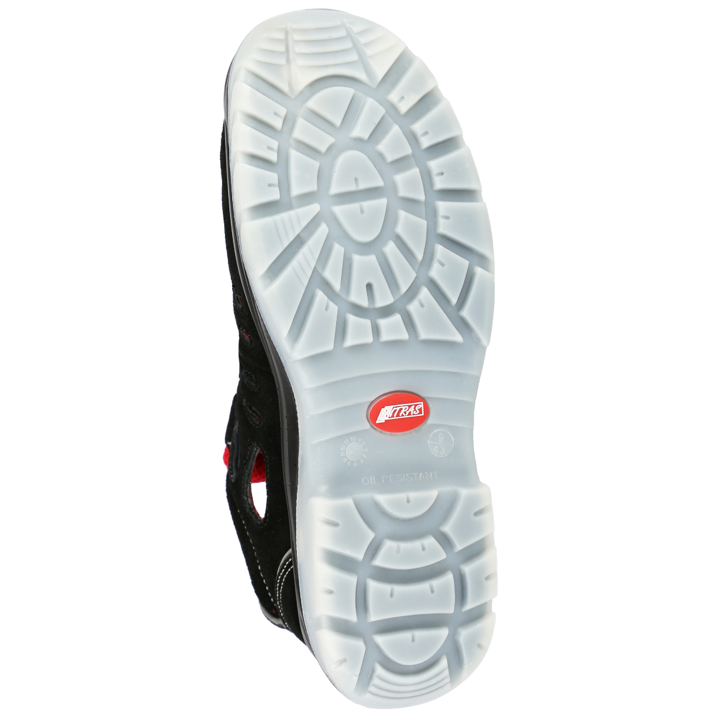 NITRAS EASY STEP SA, S1P Sicherheitssandalen, schwarz, EN ISO 20345, DGUV Regel 112-191