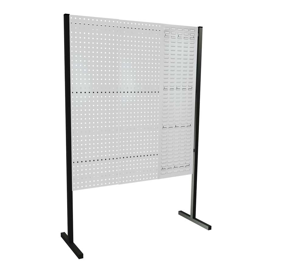 Das ®RasterPlan Trennwand Einzelfeld von Kappes Systeme GmbH ist ein flexibles, 1500x1500 mm großes System in RAL 7035, ideal für industrielle Anwendungen.