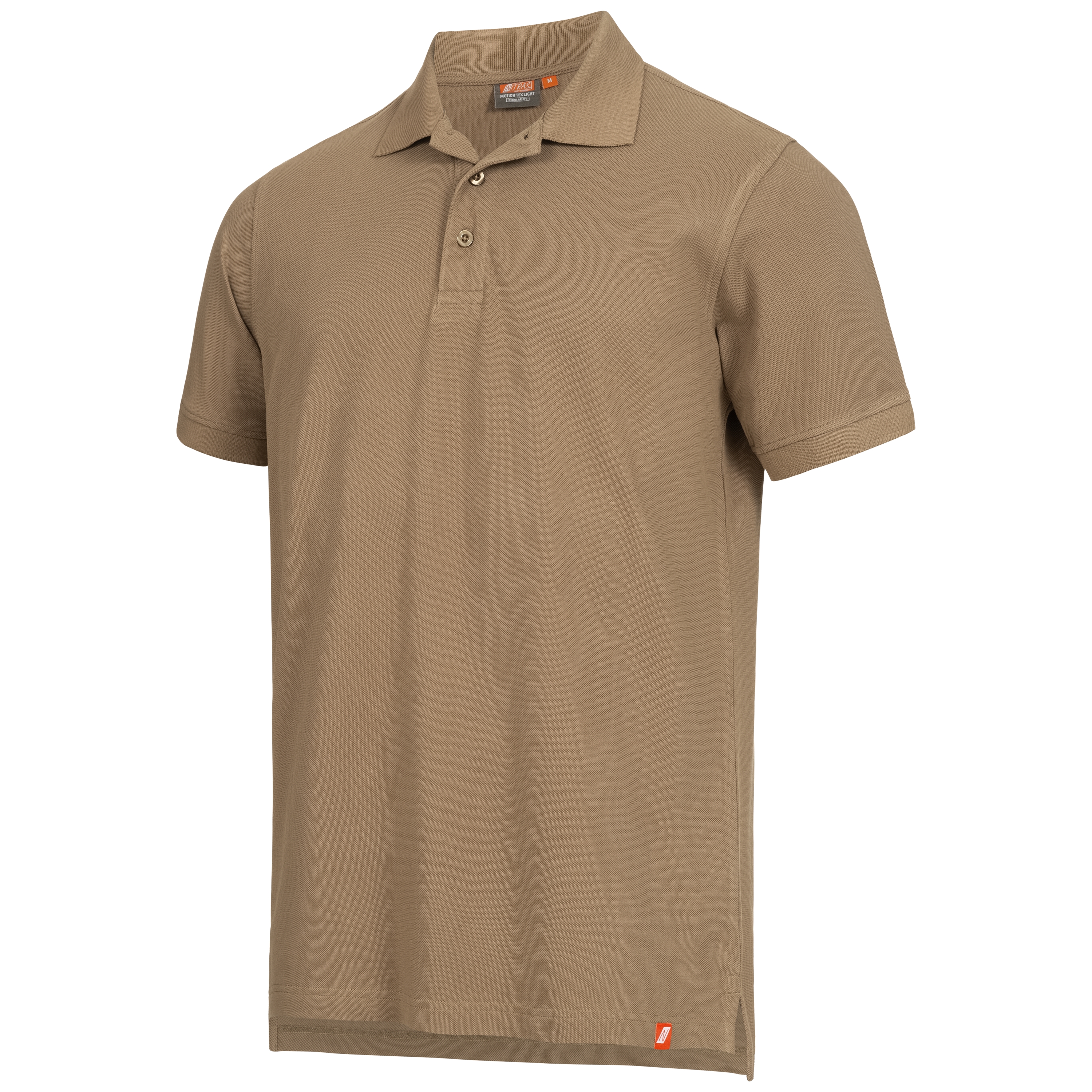 NITRAS MOTION TEX LIGHT, Poloshirt, khaki (Farbcode: 5100), vorgewaschen, Polokragen, 100% Baumwolle, 200g/qm, EN 13758-2 (mit Ausnahme von Weiß und Hellgrau), STANDARD 100 by OEKO-TEX®