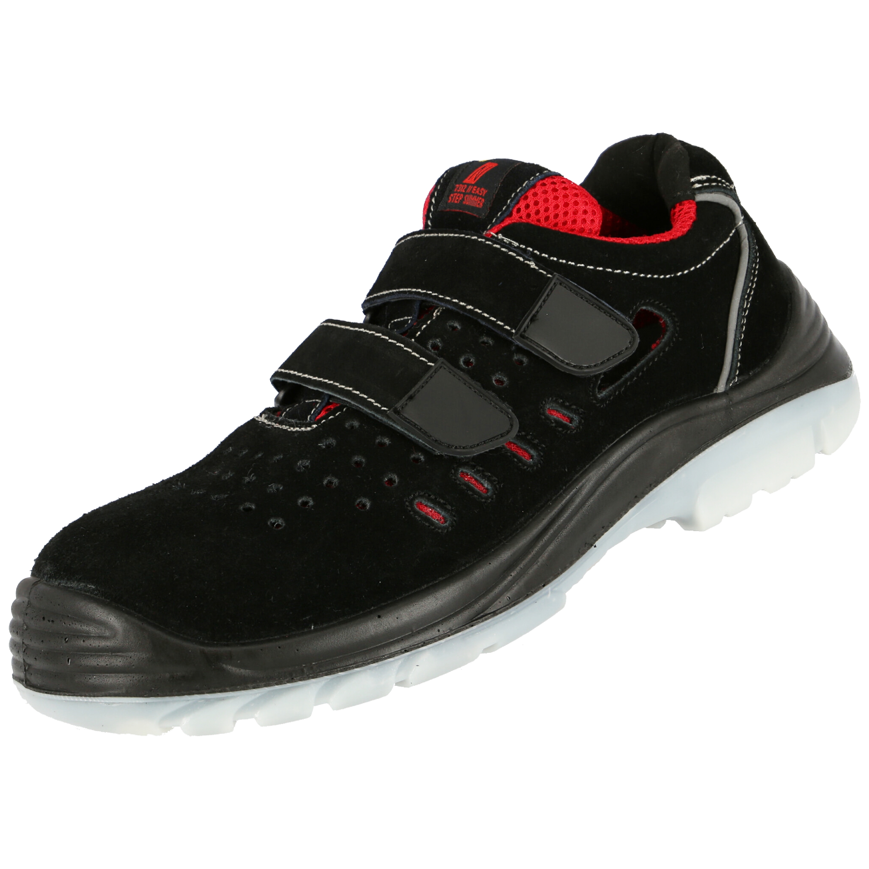 NITRAS EASY STEP SA, S1P Sicherheitssandalen, schwarz, EN ISO 20345, DGUV Regel 112-191