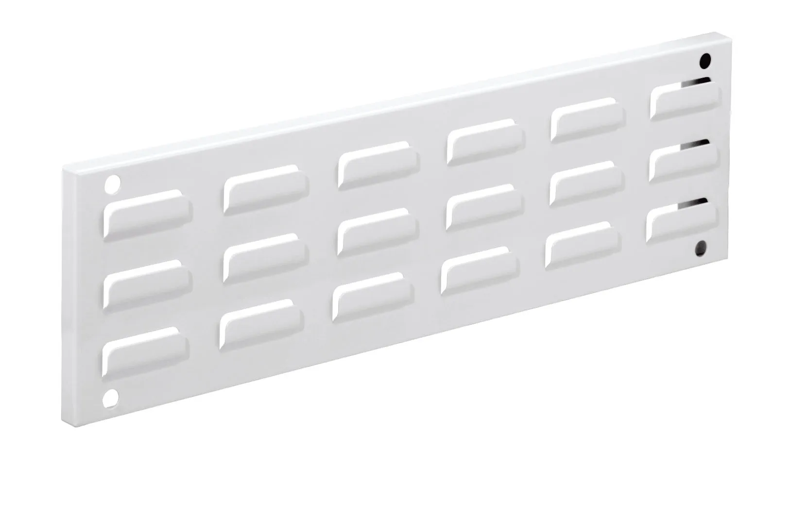 Produktbild der RasterPlan Wandschiene Schlitzplatte in RAL 7035, 460x140 mm, ideal zur flexiblen Werkzeugorganisation am Arbeitsplatz, robust und langlebig.