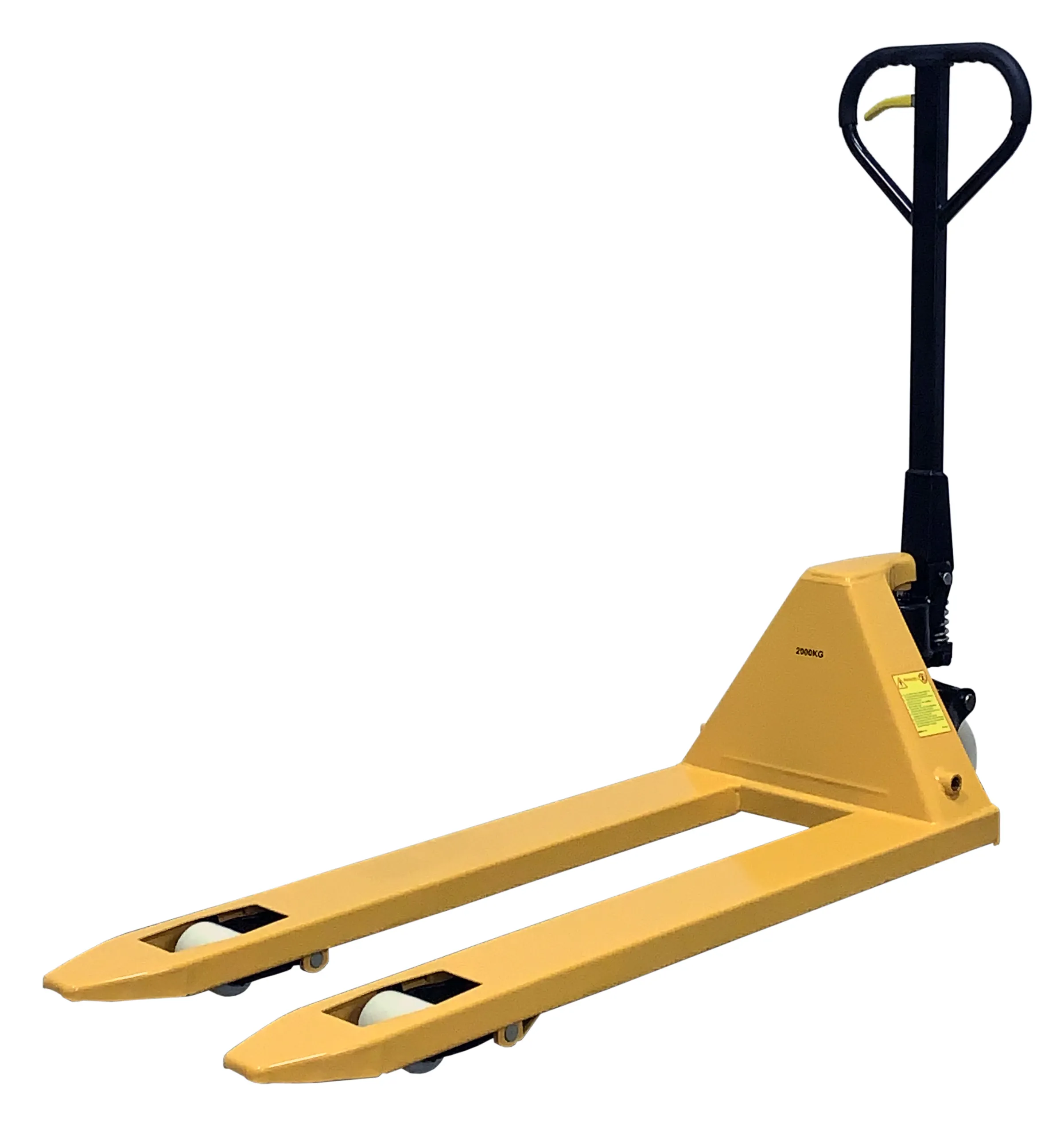 Der qteck GmbH Hubwagen mit 1150mm Gabeln bietet optimale Man?vrierf?higkeit und Traglast bis 2000Kg, ideal f?r enge R?ume und effizientes Lastenhandling.