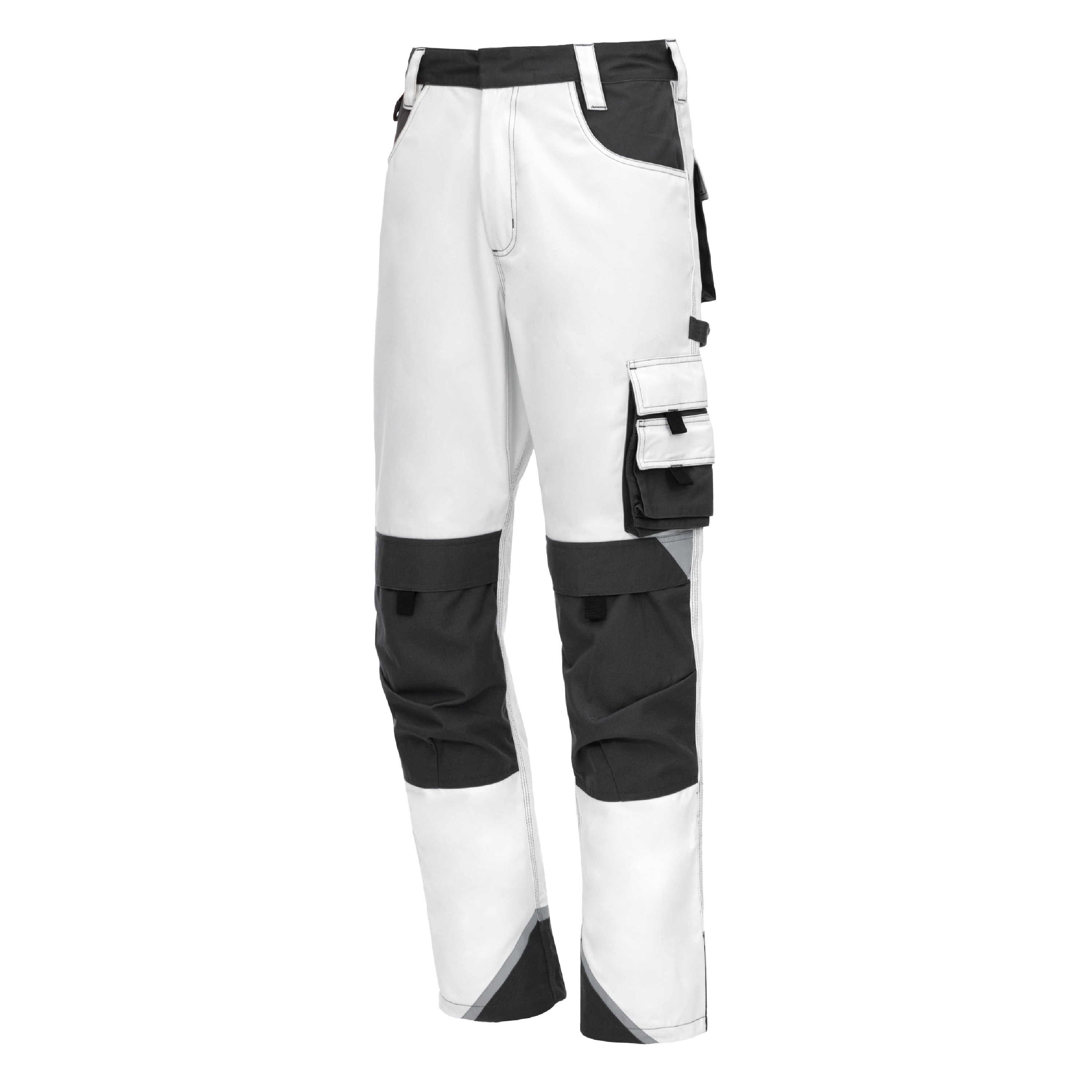 NITRAS MOTION TEX PLUS, Arbeitshose, lang, weiß / grau, OEKO-TEX NITRAS MOTION TEX PLUS, Arbeitshose, lang, weiß / grau, OEKO-TEX