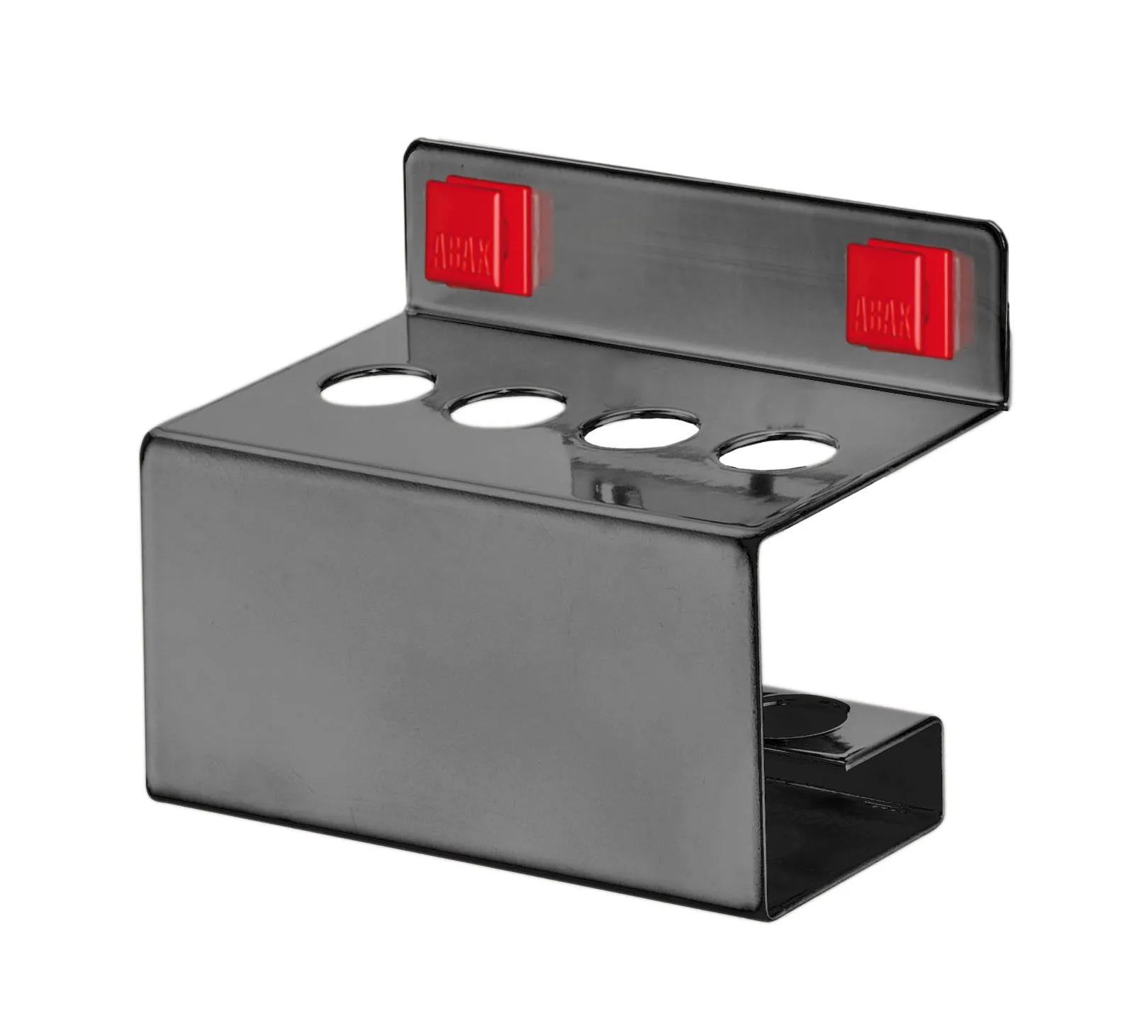Der ABAX® Stifthalter in Anthrazitgrau bietet werkzeuglose Montage und flexible Organisation mit dem ®RasterPlan System von Kappes. Ideal für effiziente Werkstätten.