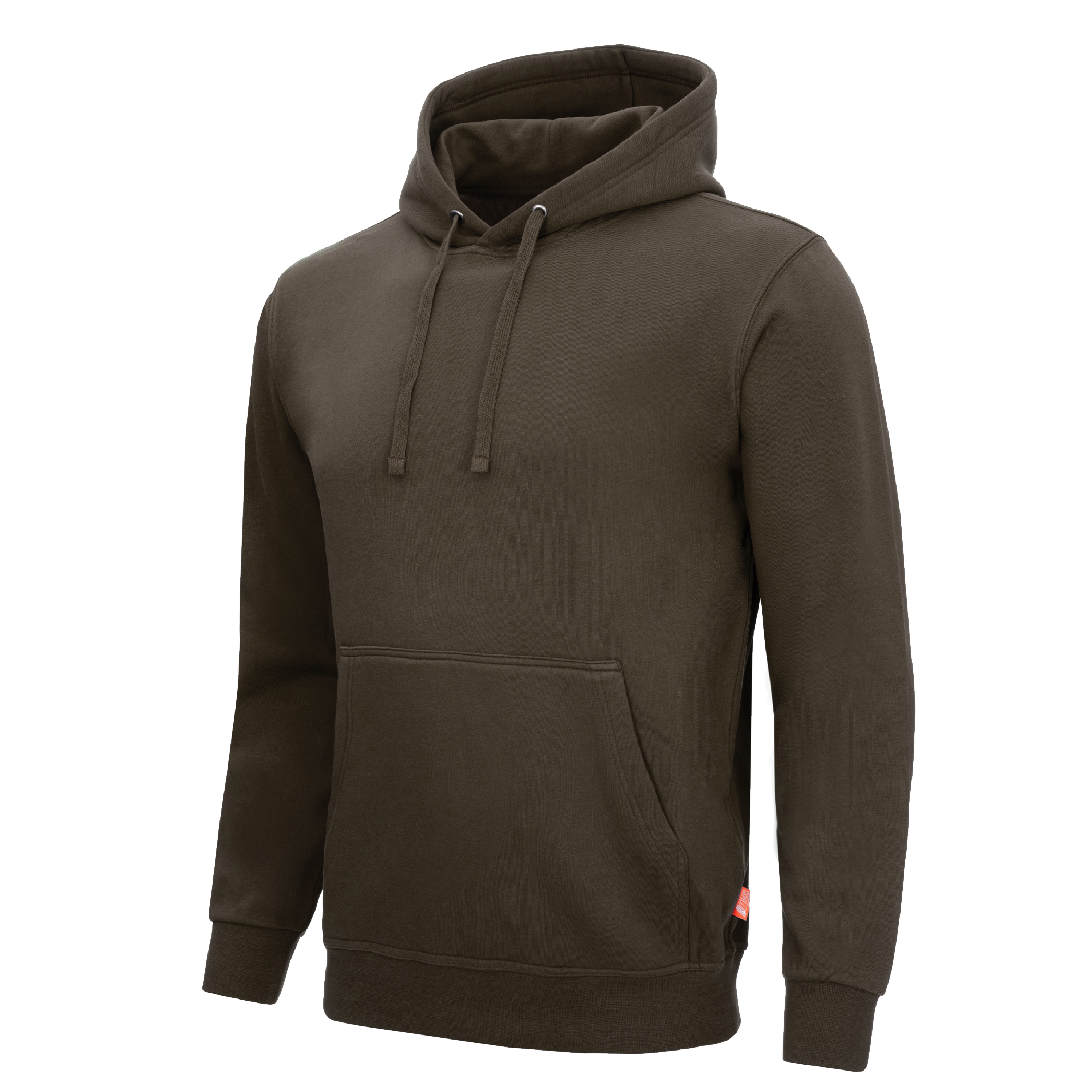 NITRAS MOTION TEX LIGHT, Kapuzenpullover, braun (Farbcode: 5000), 70% Baumwolle / 30% Polyester, 300g/qm, STANDARD 100 by OEKO-TEX®