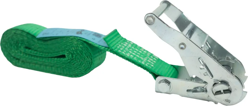 Der gr?ne DoZurr 2000 Zurrgurt von Dolezych bietet mit 35 mm Breite und 2000 daN Zugkraft sichere und einfache Frachtbefestigung f?r Transportprofis.