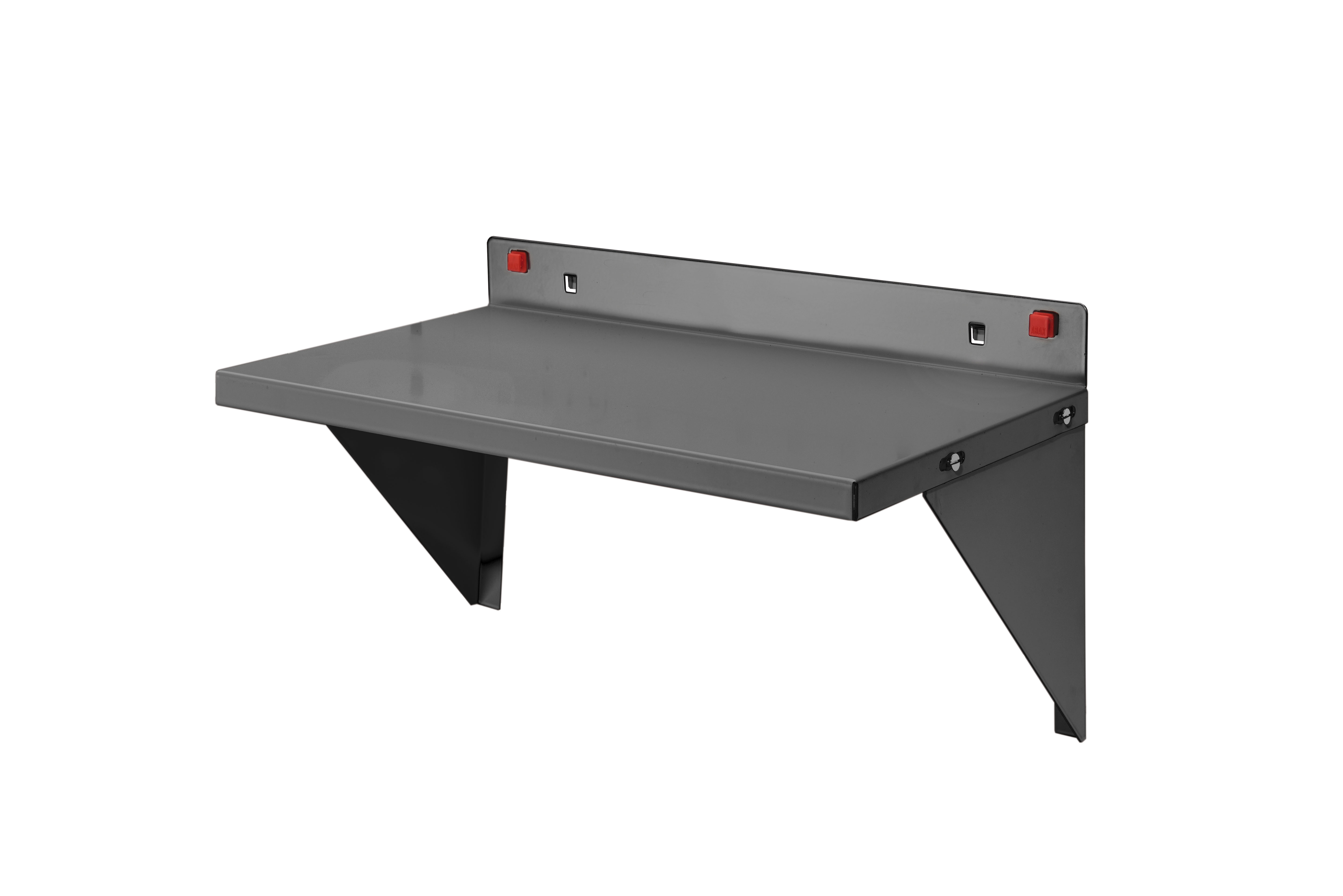 ABAX® Stahlboden in Anthrazitgrau, 435x250 mm. Werkzeuglose Montage, flexibel und sicher mit ®RasterPlan kompatibel. Perfekt für Ihre Werkstattorganisation!