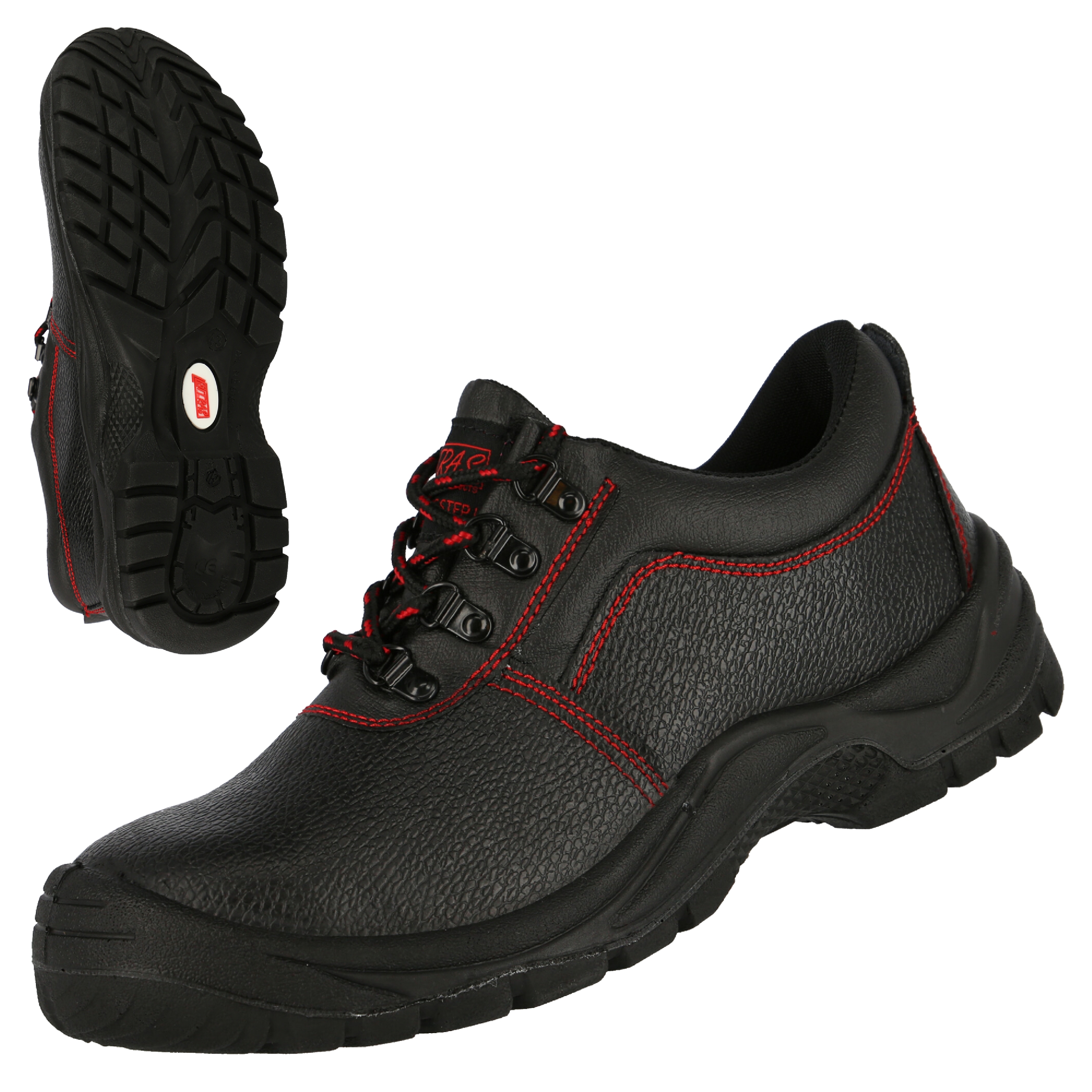 NITRAS BASIC STEP , S3 Sicherheitshalbschuhe, schwarz, EN ISO 20345