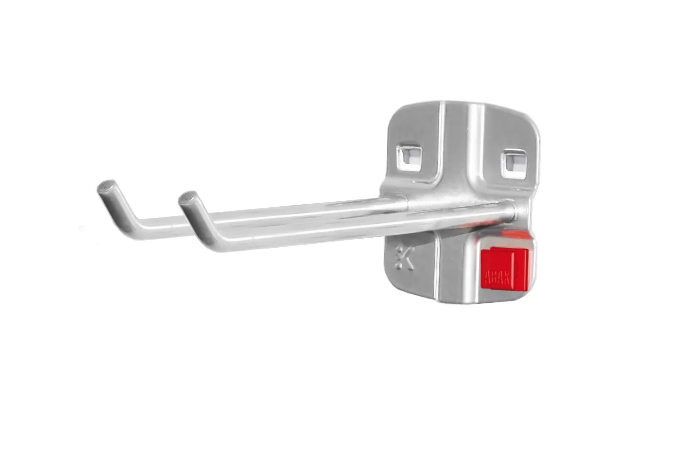 Der ABAX? Doppelter Werkzeughalter in Alufarben, 150 mm, bietet werkzeuglose Montage und hohe Flexibilit?t, ideal f?r industrielle Anwendungen von Kappes Systeme.