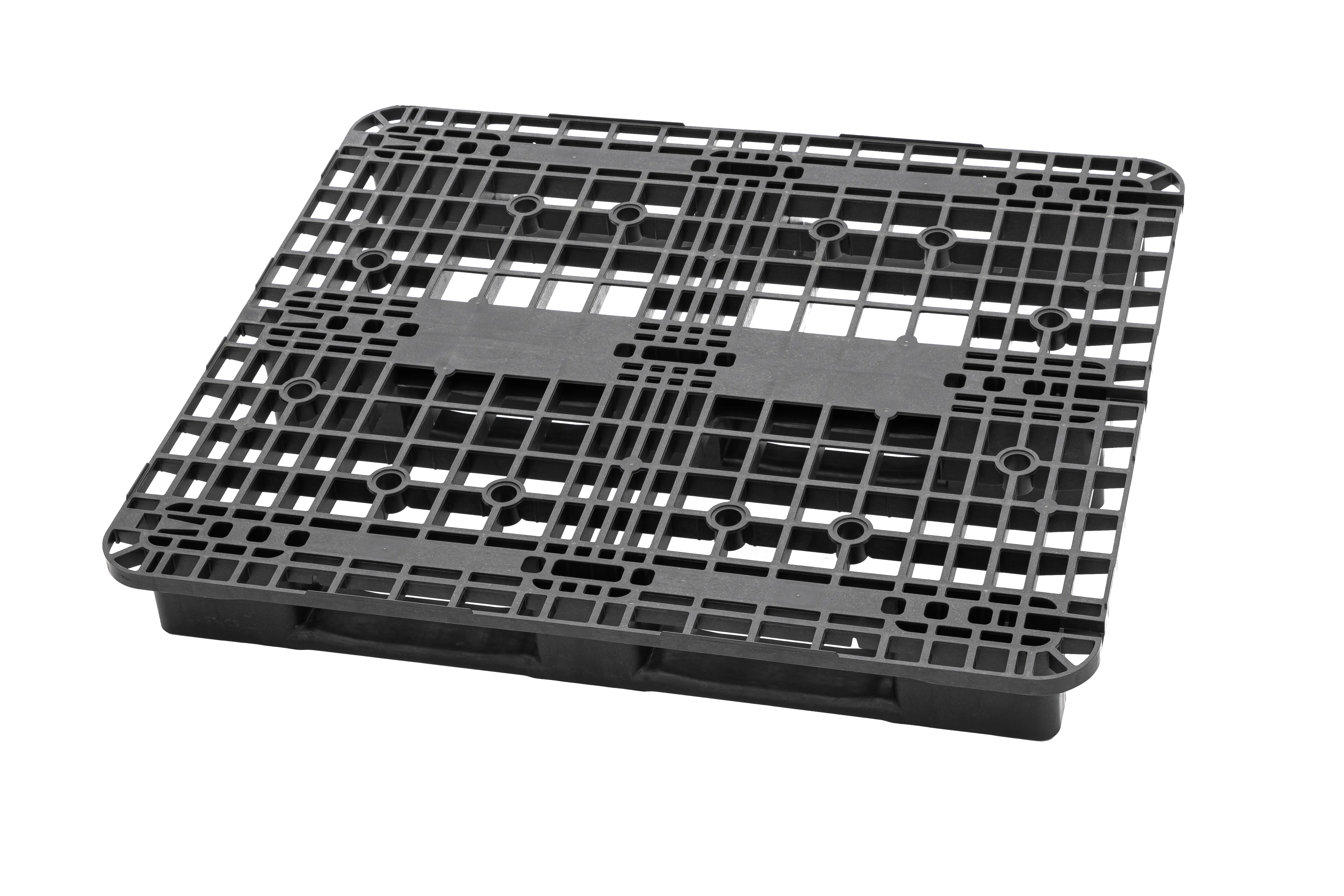 Produktbild der TIDUS medium 1311 3R Kunststoffpalette: Robuste, recycelte PE-PP-Palette mit 5.000 kg statischer Belastbarkeit, ideal f?r Hochregallager und F?rderanlagen.