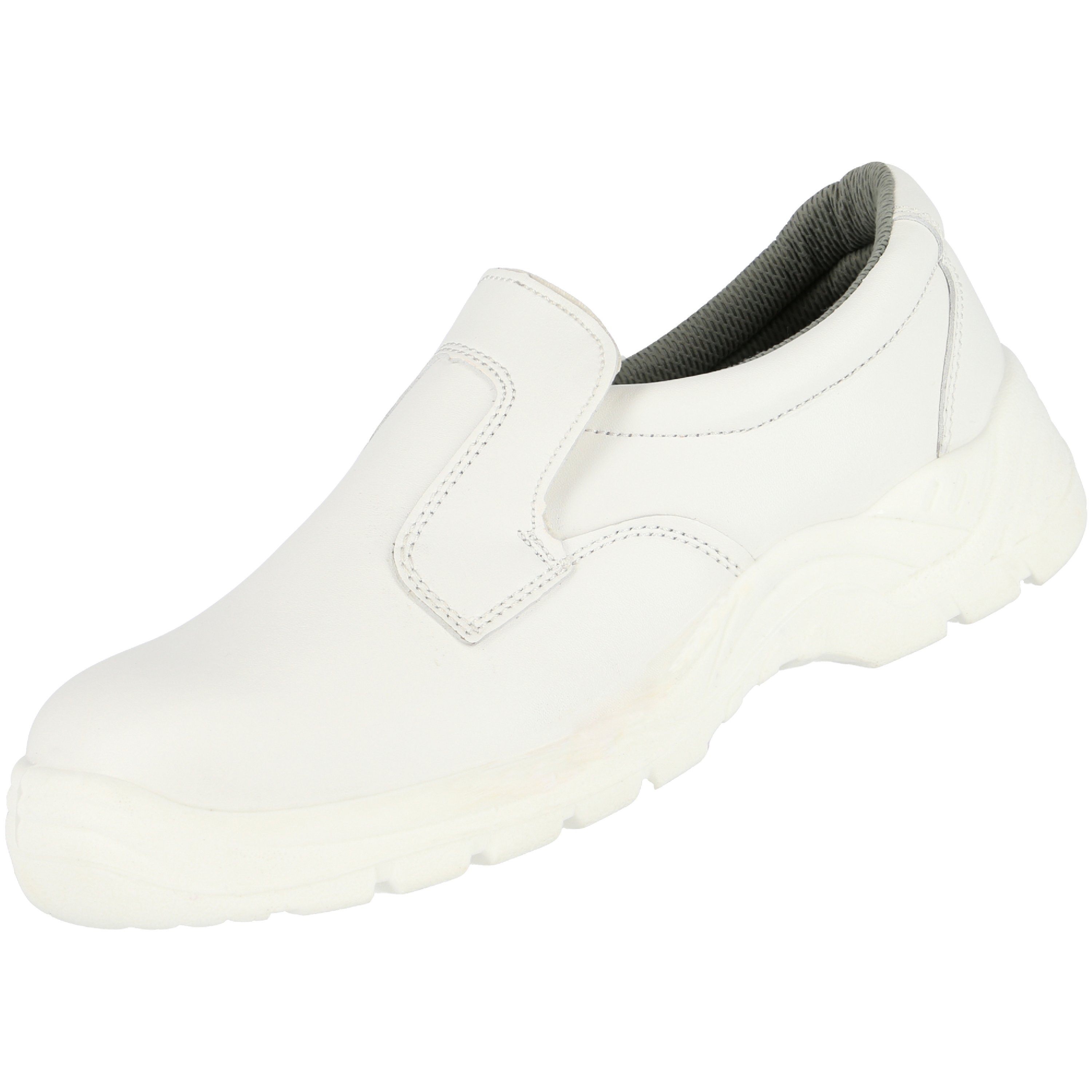 NITRAS CLEAN STEP SL, S2 Sicherheitsslipper, weiß, EN ISO 20345