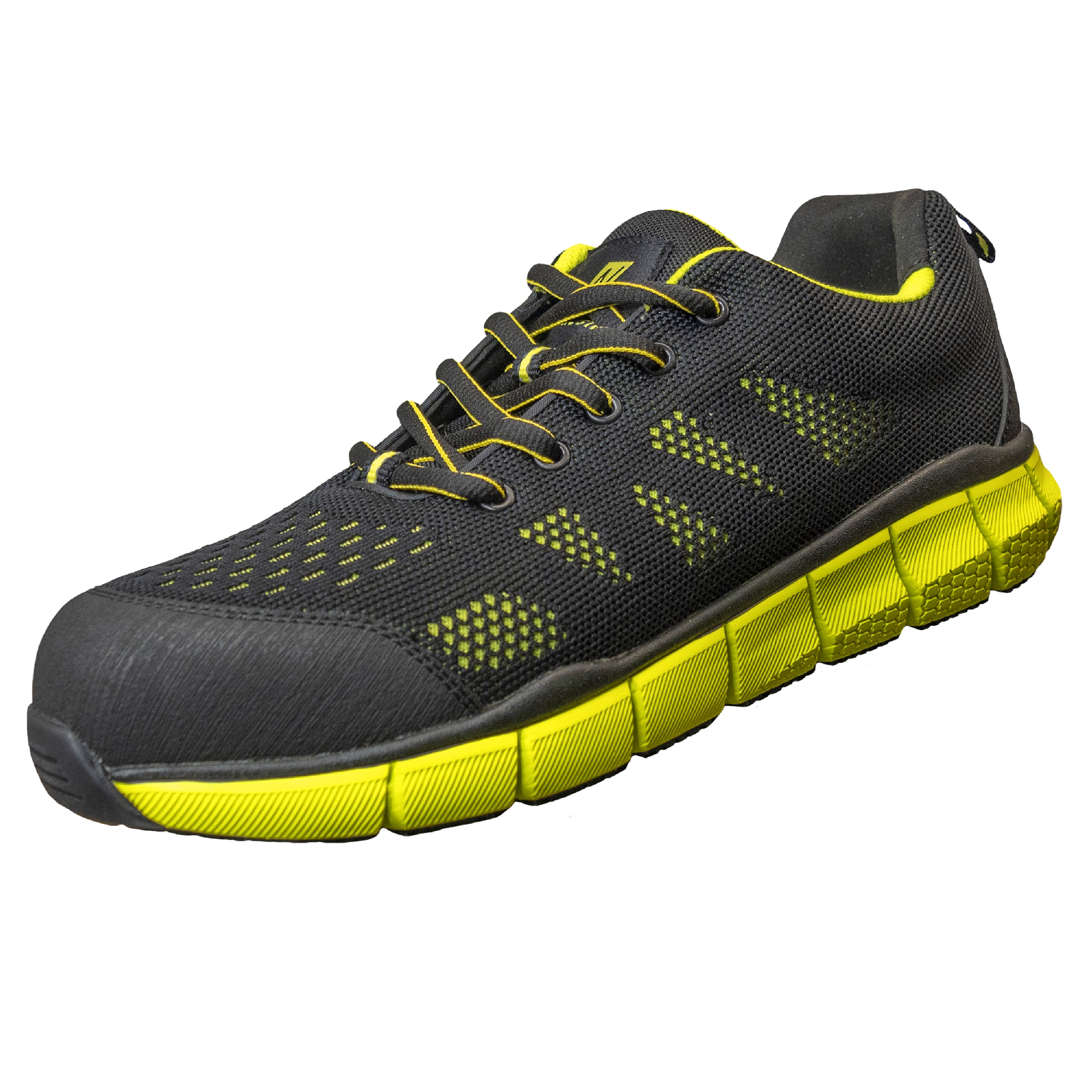 NITRAS SONIC STEP, Sicherheitshalbschuhe, S1P, strapazierfähiges Textil, schwarz / rot, widerstandsfähige EVA / Nitril-Laufsohle, schwarz / rot (Farbcode: 1060), EN ISO 20345, EN IEC 61340-4-3, DGUV Regel 112-191