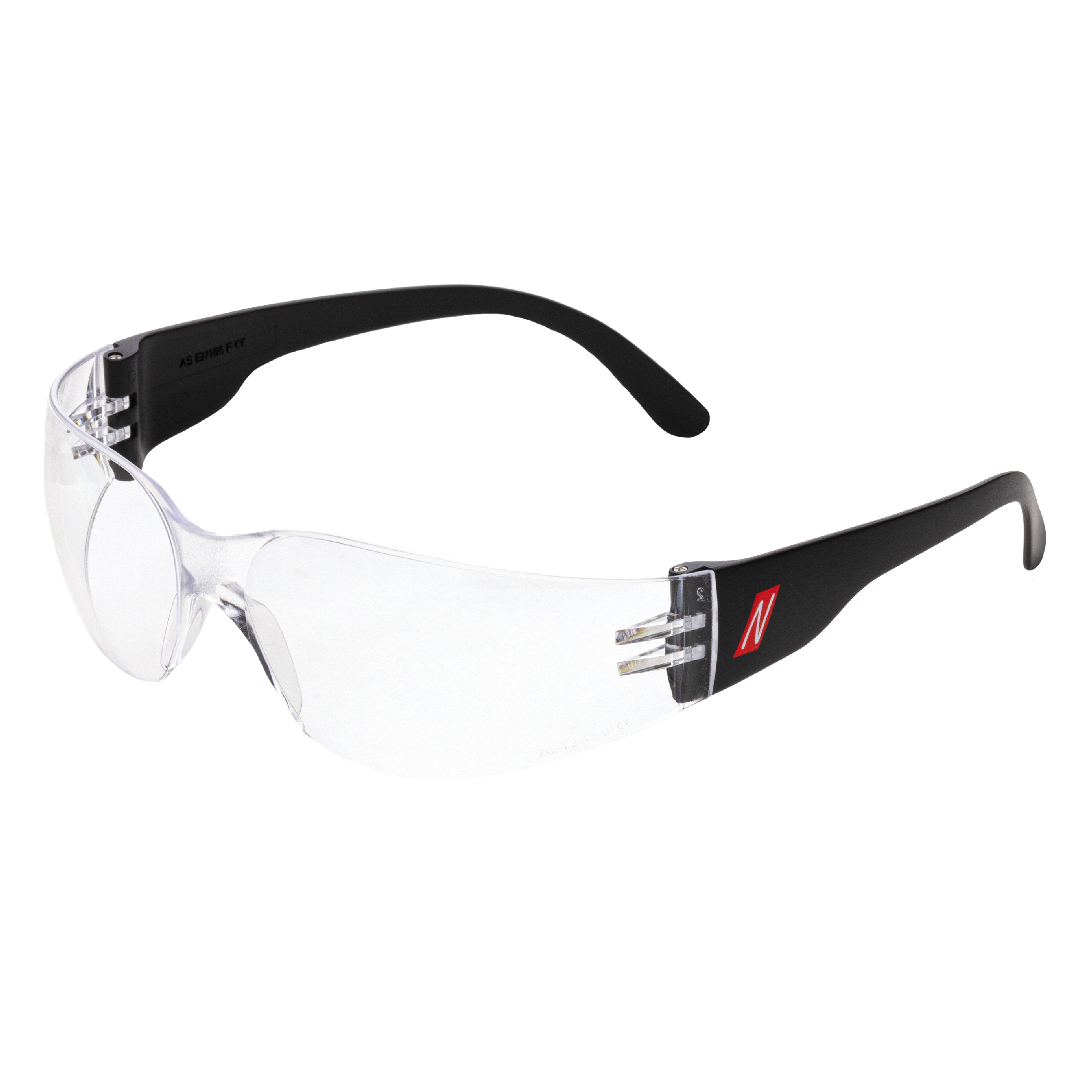 NITRAS VISION PROTECT BASIC, Schutzbrille, schwarz, EN 166