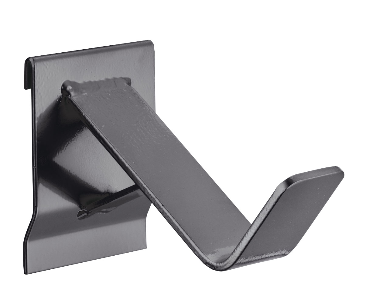 Der anthrazitgraue ®RasterPlan Dornträger (140 mm) von Kappes Systeme GmbH bietet robuste Befestigung für flexible Organisation an Schlitzplatten. Ideal für Industrie.