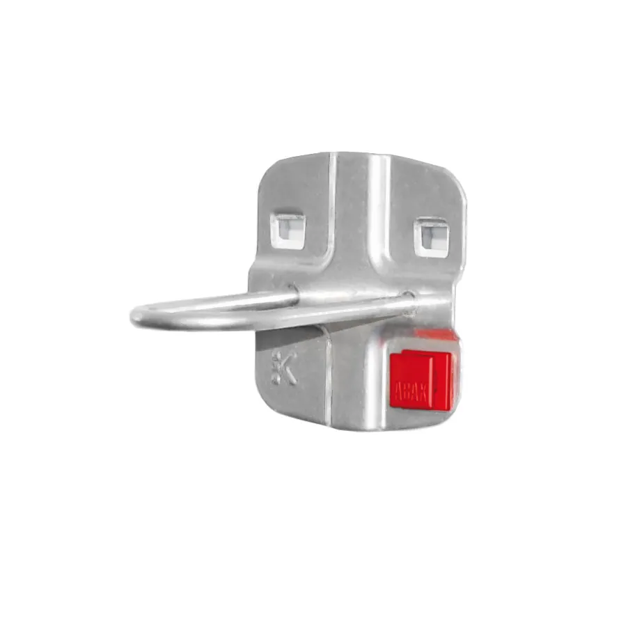 ABAX® Rundhalter in Alufarben, 25x65 mm: Innovativer, werkzeugloser Halter für flexible und sichere Werkzeugorganisation mit ®RasterPlan-Kompatibilität.