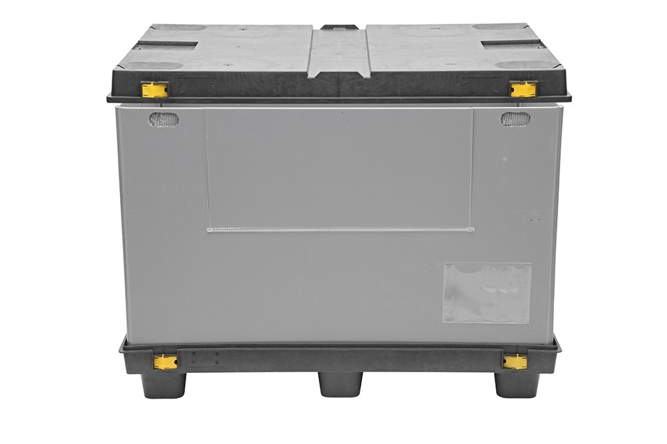 Kunststoffpalette ultraleichte Faltbox im Euromaß, 1200x800x850 mm, TIDUS MAGIC BOX 1208 – Ansicht 4