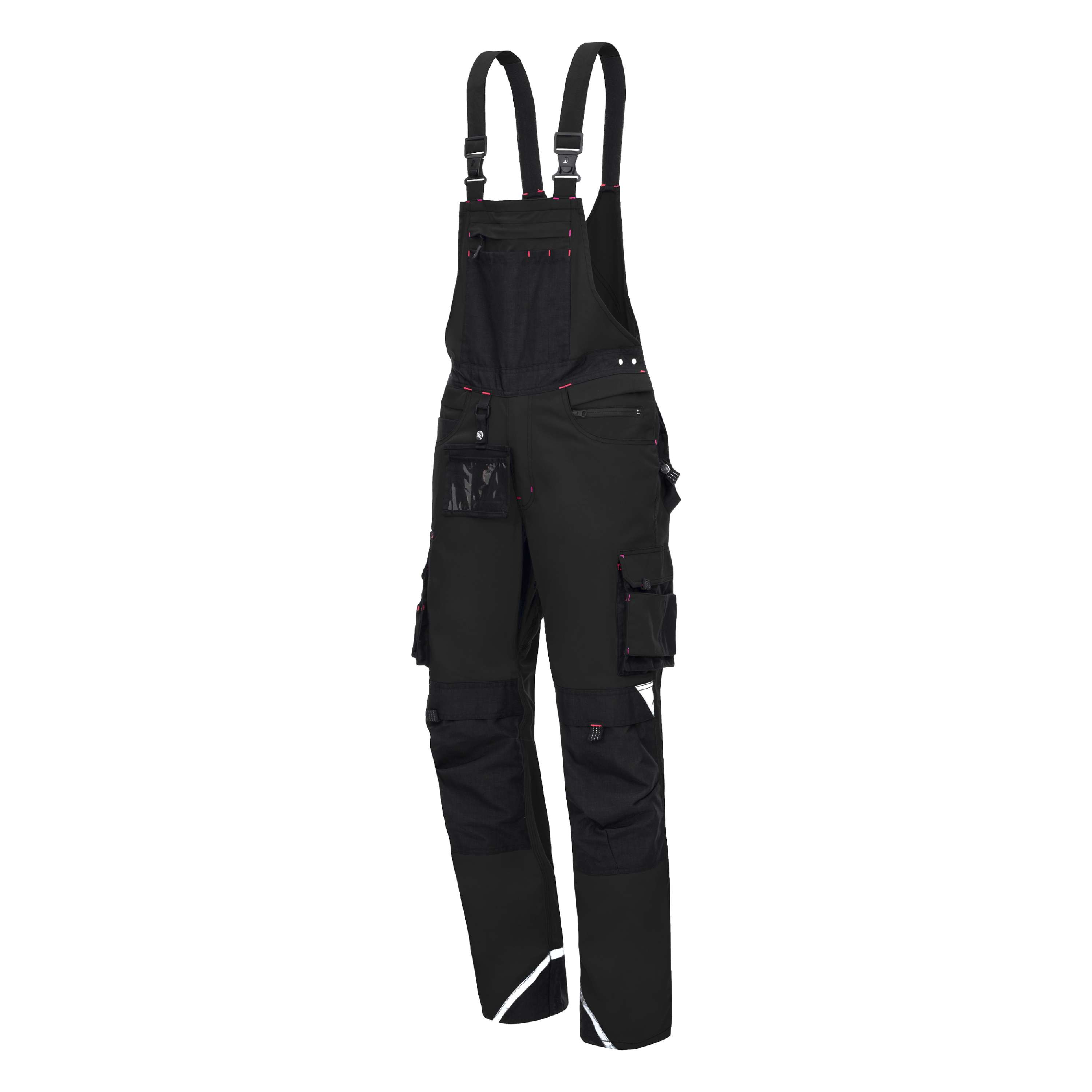 NITRAS MOTION TEX PRO FX, Latzhose, lang, schwarz, OEKO-TEX