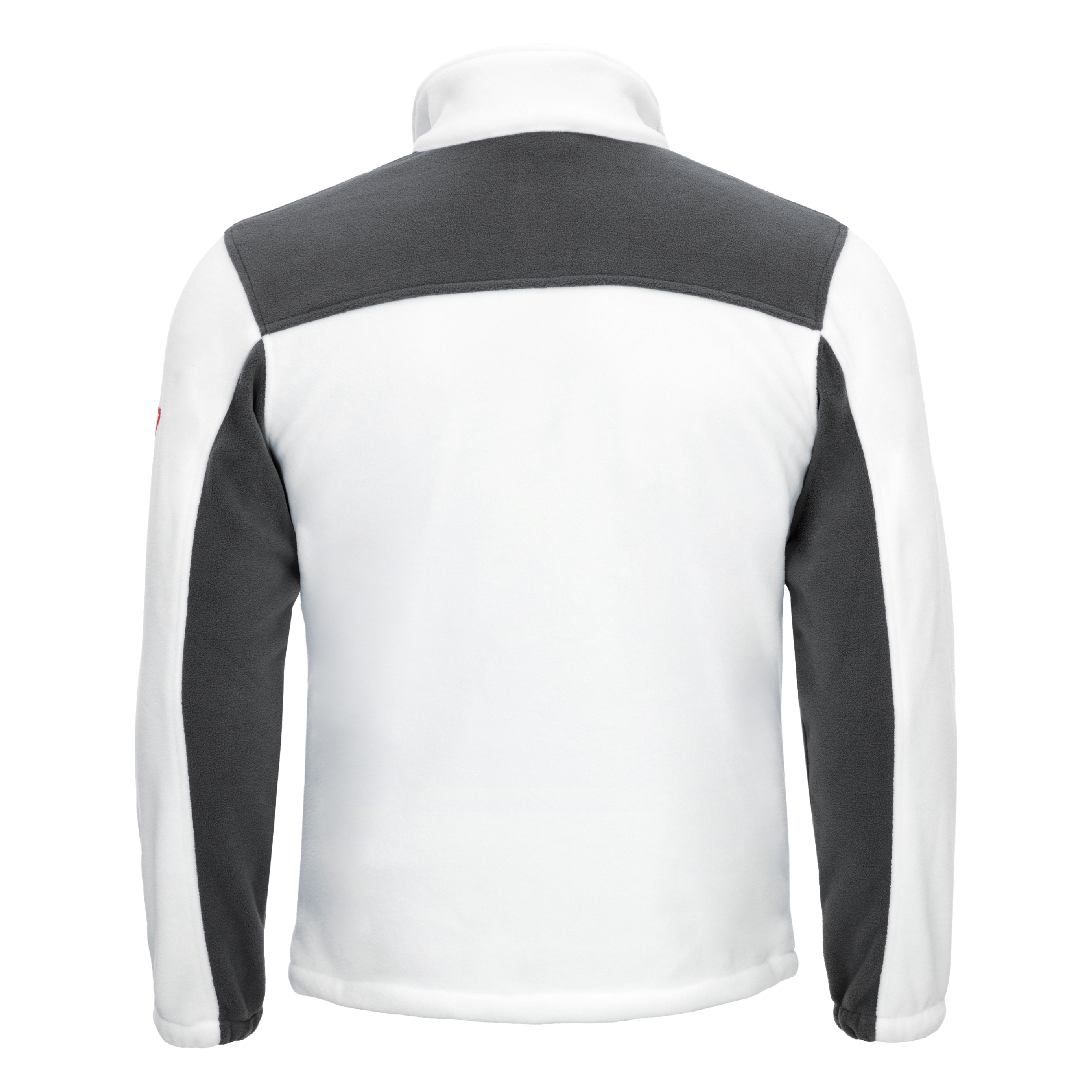NITRAS MOTION TEX PLUS, Fleece-Jacke, weiß / grau