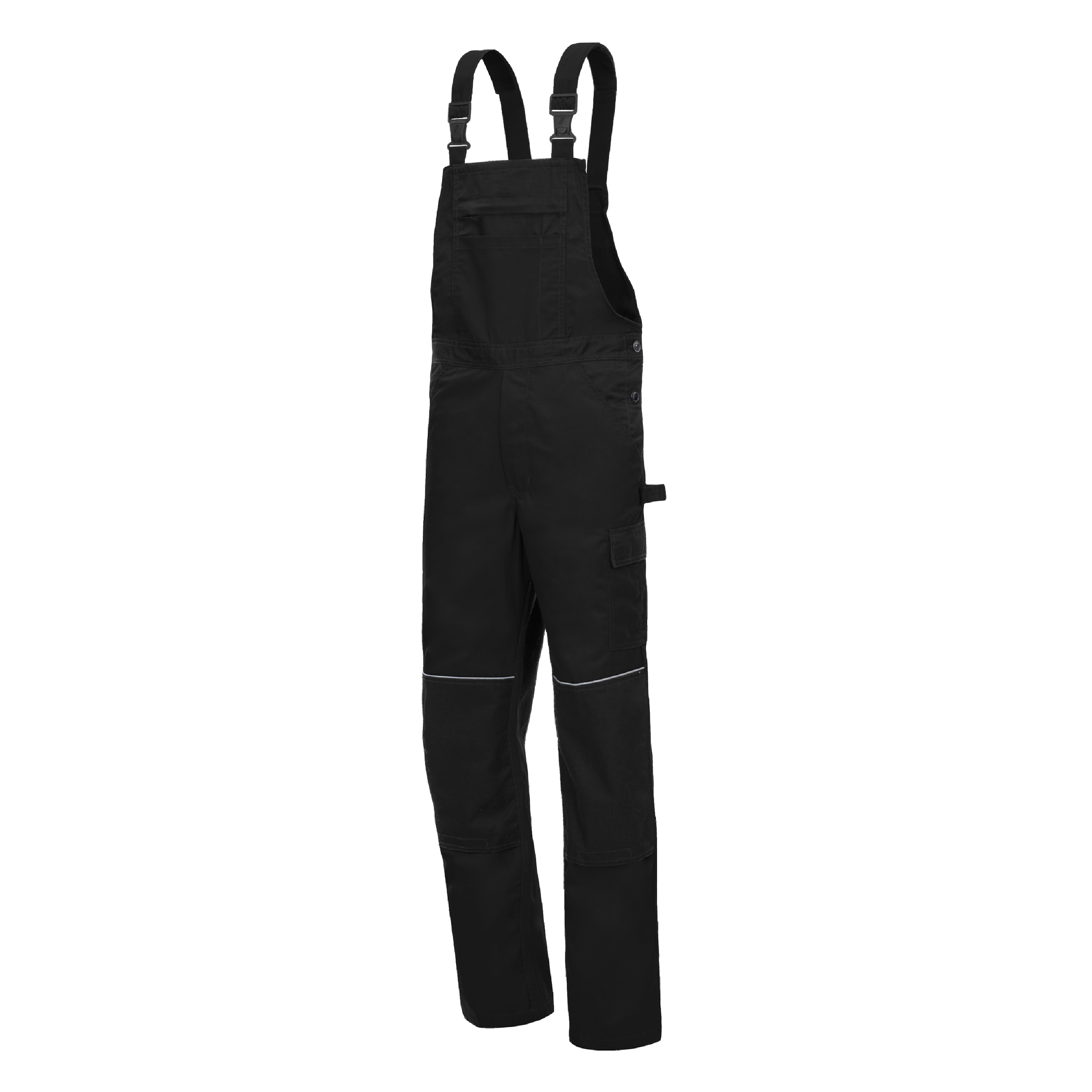 NITRAS MOTION TEX LIGHT, dungarees, long, black, OEKO-TEX NITRAS MOTION TEX LIGHT, dungarees, long, black, OEKO-TEX