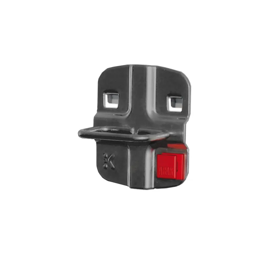 Der ABAX? Zangenhalter in Anthrazitgrau, 40x50 mm, bietet werkzeuglose Montage, Flexibilit?t und Sicherheit im ?RasterPlan System von Kappes Systeme GmbH.