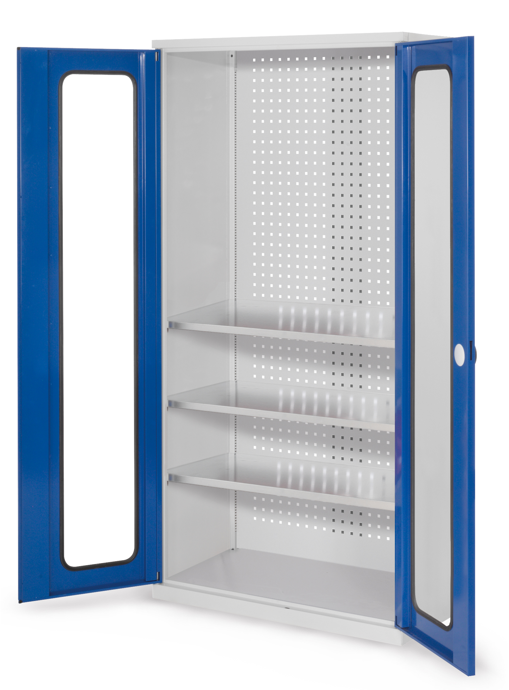 Der ®RasterPlan Werkzeugschrank Modell 6 500 von Kappes Systeme bietet robuste Stahlkonstruktion, flexible Fachböden und sichere Schließmechanik für optimale Werkzeugaufbewahrung.