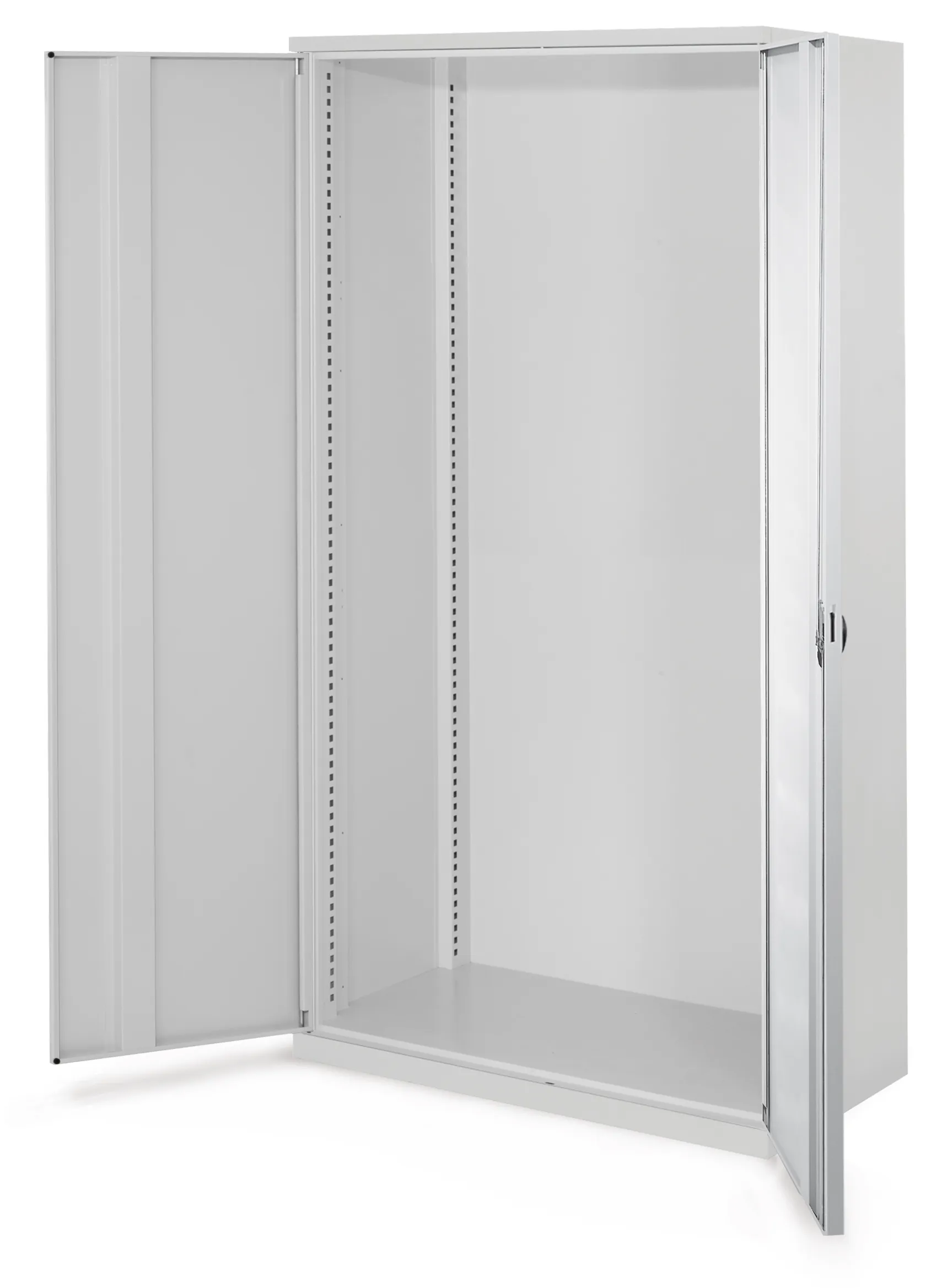 Schwerlastschrank von Kappes Systeme: Robuste Stahlkonstruktion, 1,65 Tonnen Tragkraft, lichtgrau, Vollblecht?ren, ideal f?r schwere Werkzeuge und Materialien.