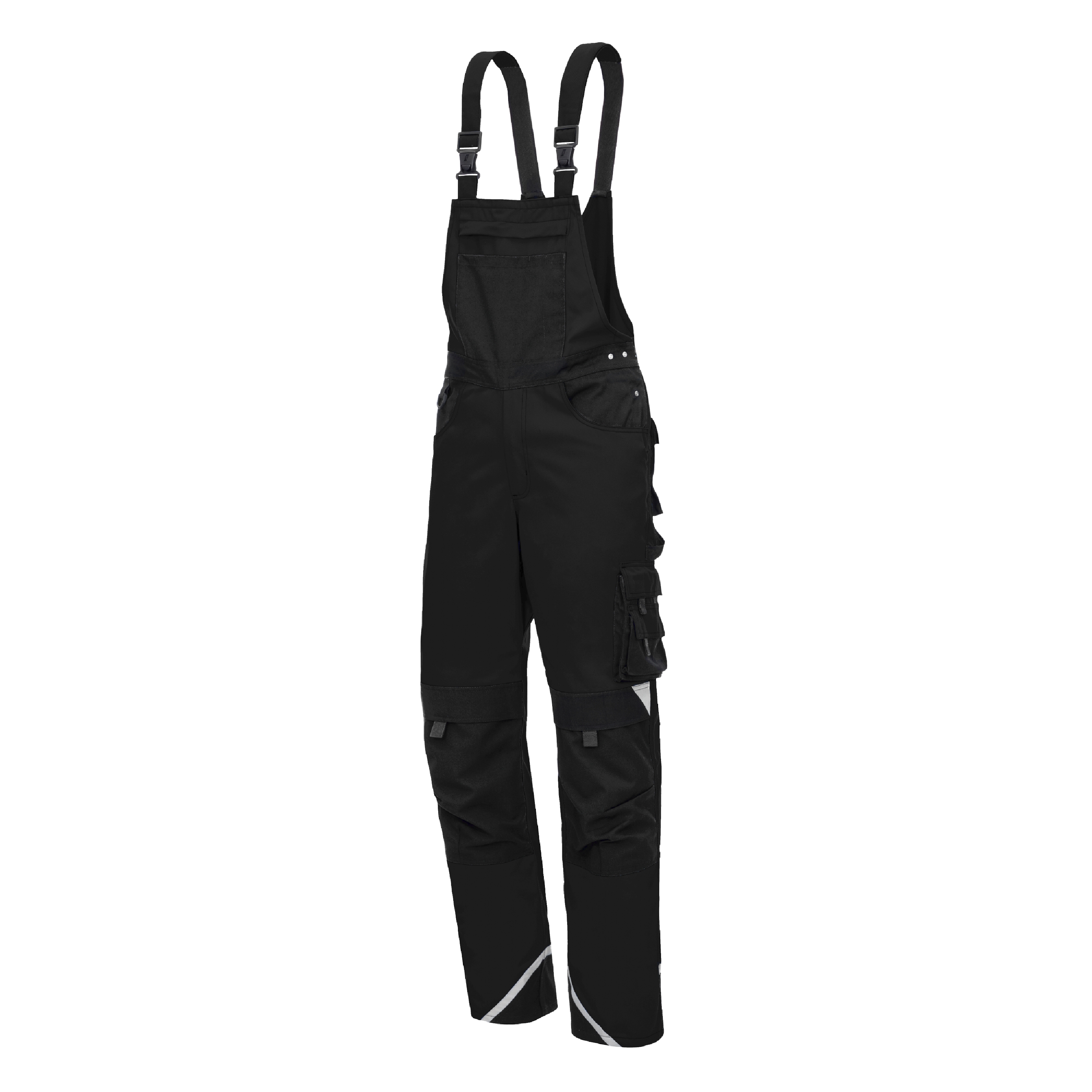 NITRAS MOTION TEX PLUS, dungarees, long, black, OEKO-TEX NITRAS MOTION TEX PLUS, dungarees, long, black, OEKO-TEX
