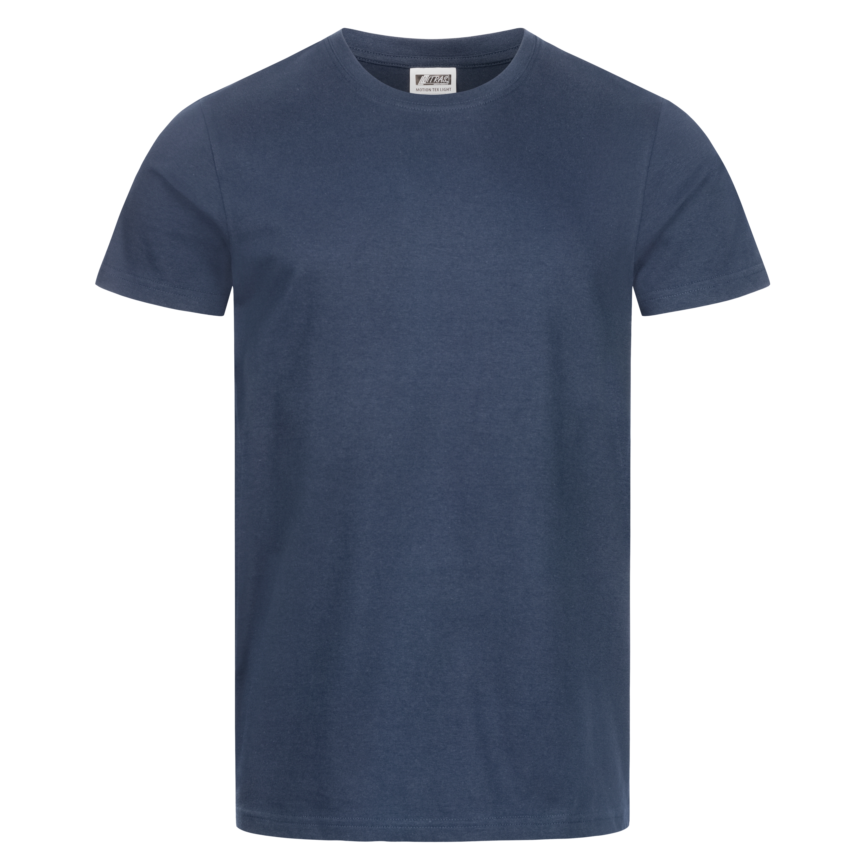 NITRAS MOTION TEX LIGHT, T-Shirt, vorgewaschen, Rundhals, ohne Seitennaht, kardierte Baumwolle, marineblau (Farbcode: 2100), 145 g/qm, STANDARD 100 by OEKO-TEX®