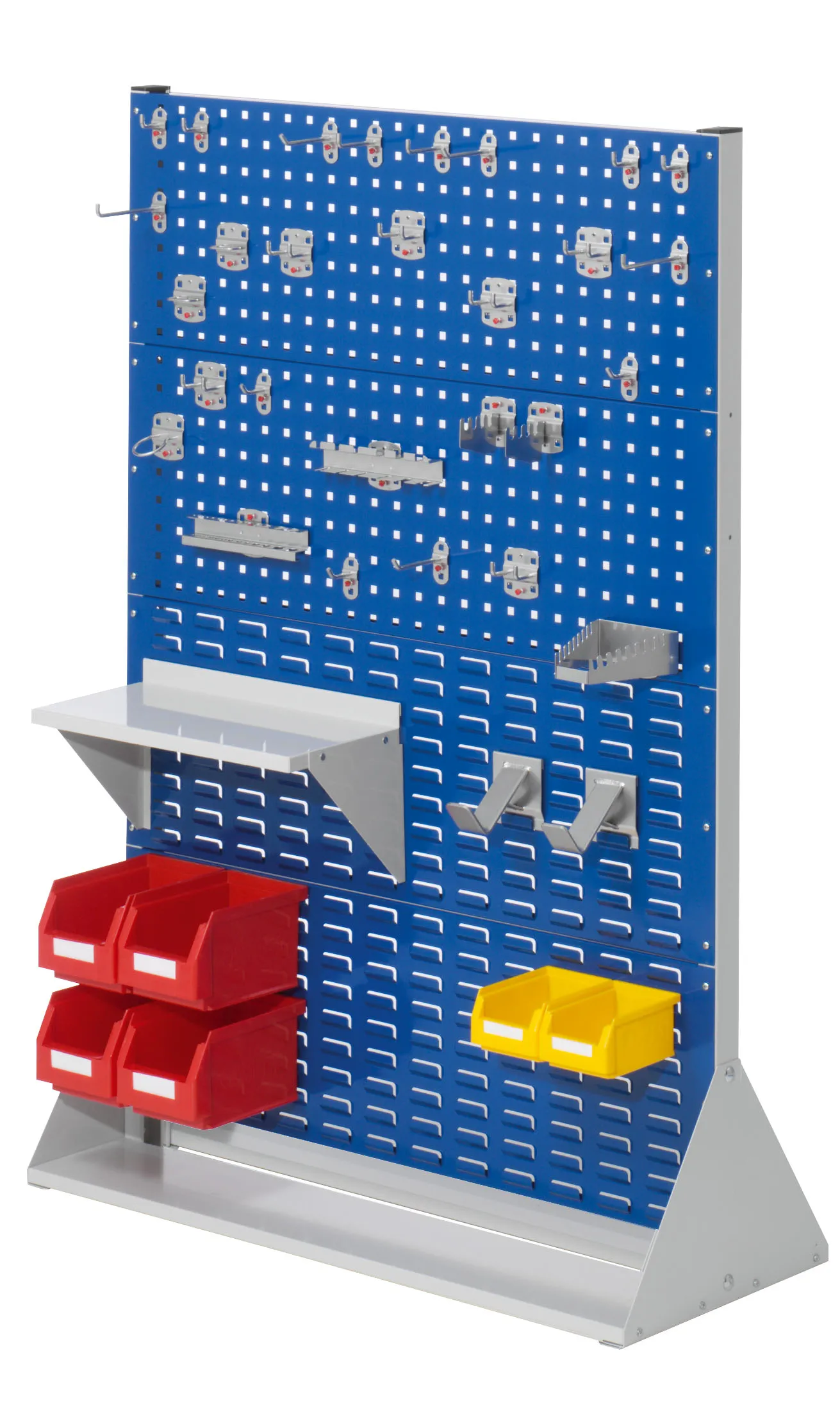 Die doppelseitige ?RasterPlan Stellwand Gr.4 von Kappes Systeme GmbH bietet mit robustem Design und flexibler Modulbauweise optimale Werkzeugorganisation.