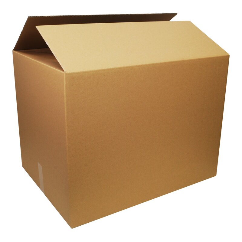 Braune Kartonagen mit dem Außenmaß 800x600x400-600 mm Braune Kartonagen mit dem Außenmaß 800x600x400-600 mm