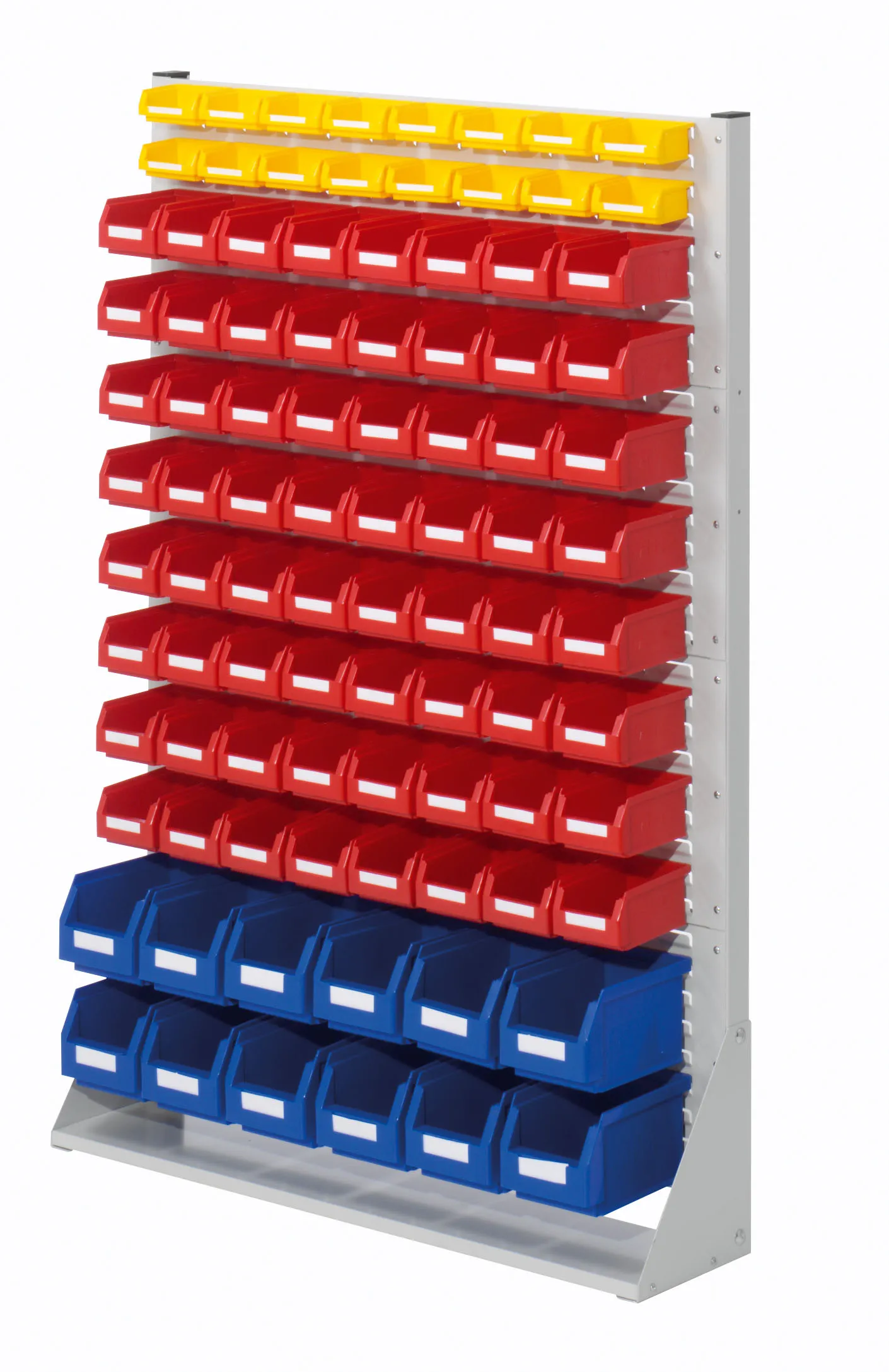 Die ?RasterPlan Systemeinheit Gr.4 von Kappes Systeme GmbH bietet mit robustem, modularen Design und 92 Lagersichtk?sten eine effiziente Kleinteilorganisation.