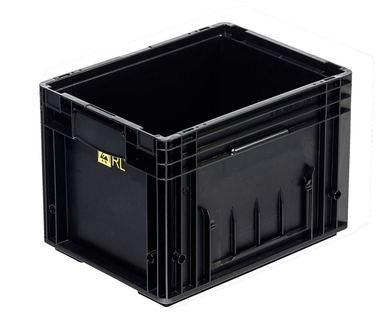 ESD-Behälter VDA-RL-KLT 400 x 300 x 280 mm - VDA-RL-KLT 4080 ESD Farbe: schwarz