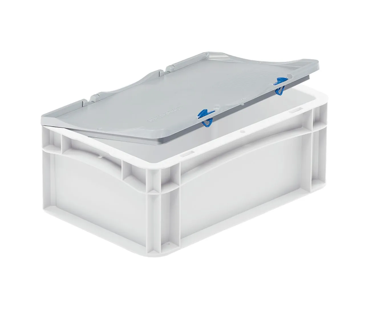 Der Scharnierdeckel lightline/basicline von Bekuplast ist leicht (135 g), langlebig und bietet mit geschlossenen Seiten optimalen Schutz f?r Ihre Aufbewahrungsl?sungen.