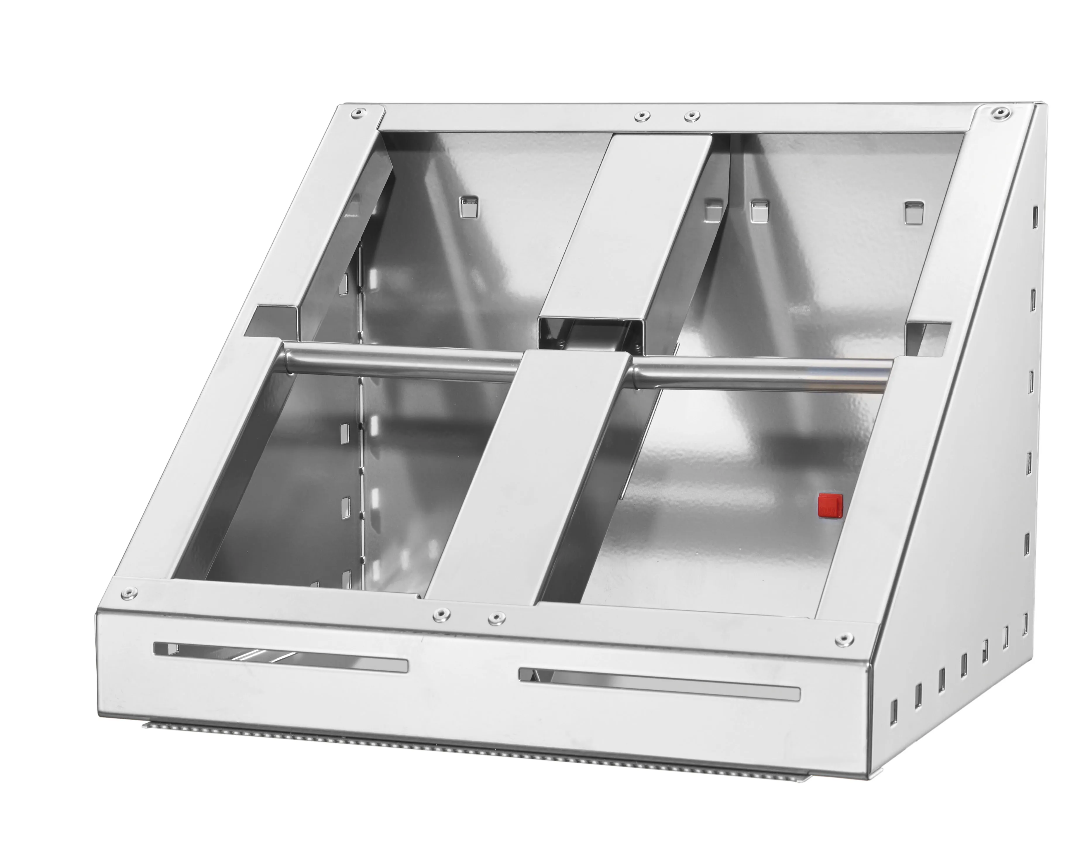 Der ABAX® Schleifpapier-Abrollhalter von Kappes bietet eine elegante, flexible Lagerlösung für bis zu 4 Rollen, kompatibel mit dem ®RasterPlan System.