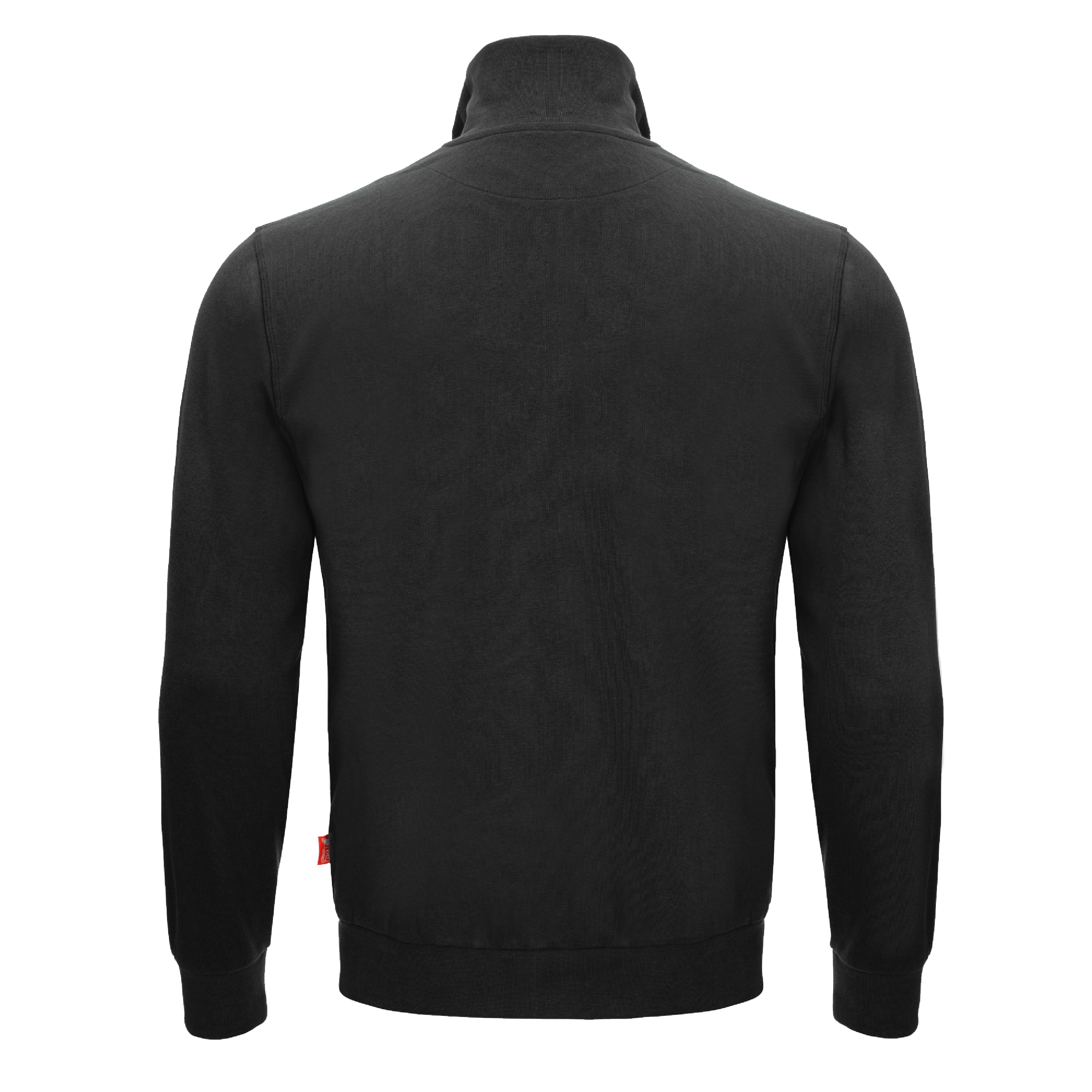NITRAS MOTION TEX LIGHT, Sweatjacke, schwarz (Farbcode: 1000), 70% Baumwolle / 30% Polyester, 300 g/qm, STANDARD 100 by OEKO-TEX®