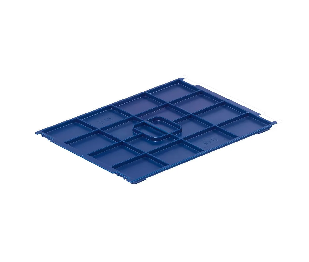 Bekuplast Auflagedeckel VDA-R-KLT 400x300 mm aus ESD-Material, 250 g leicht, bietet optimalen Schutz und ist 100 % recyclebar. Ideal f?r Lagerlogistik.
