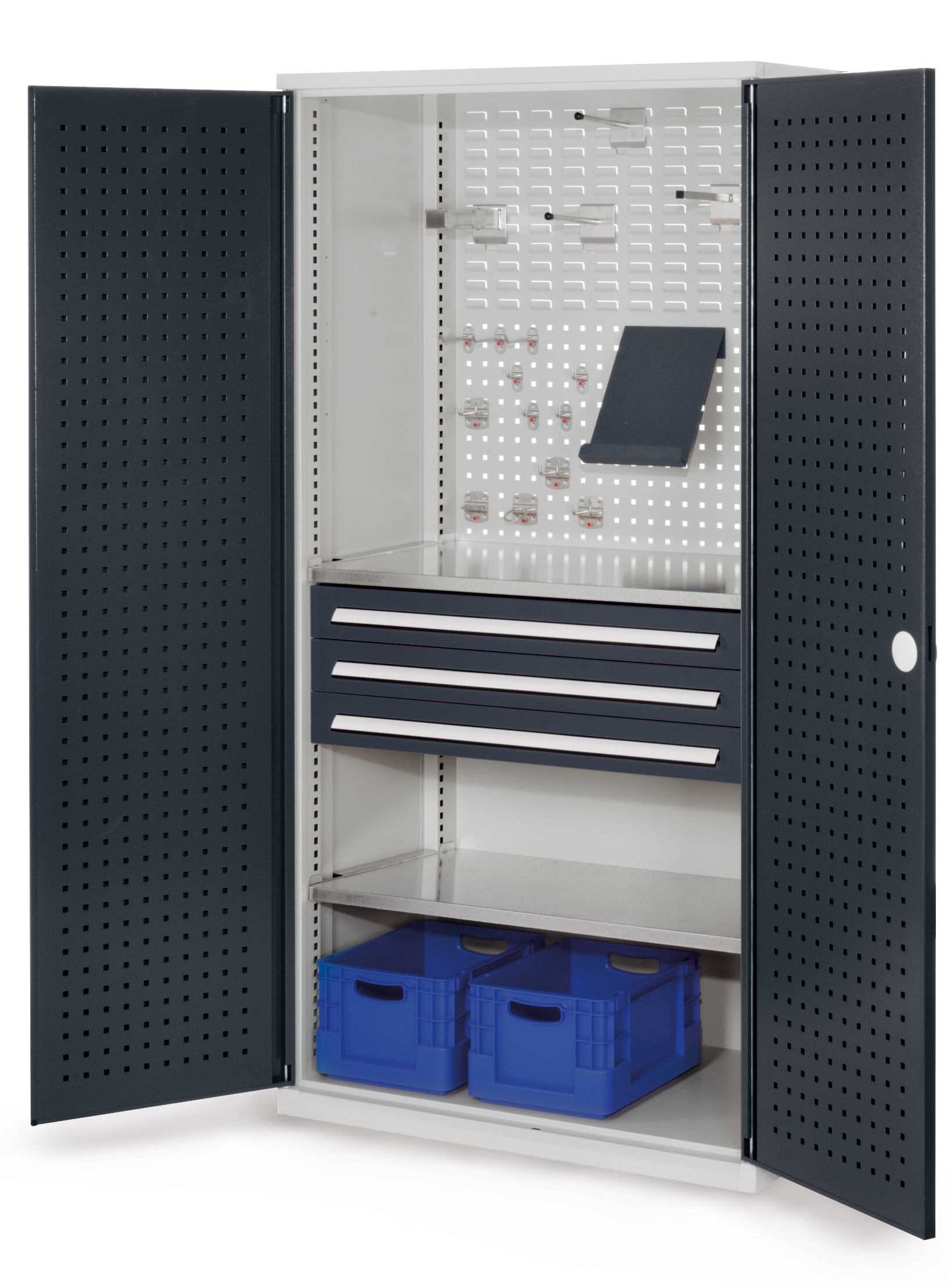 Der RasterPlan Schubladenschrank Modell 12 von Kappes Systeme bietet robuste Lagerungslösungen mit flexiblen Anpassungen und hoher Belastbarkeit für industrielle Anwendungen.