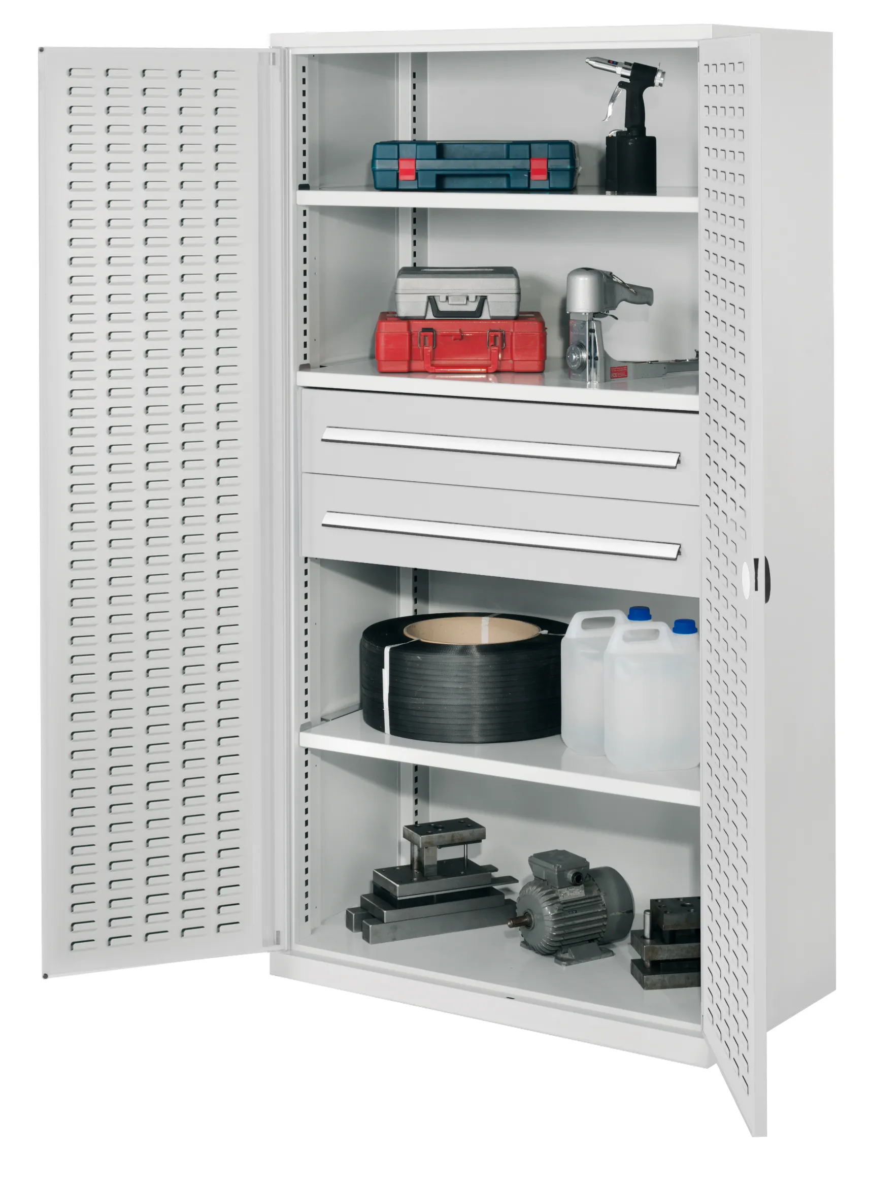 Der Schwerlastschrank Mod 42 von Kappes Systeme GmbH bietet mit seiner robusten Stahlkonstruktion und einer Belastbarkeit von bis zu 1,65 Tonnen eine ideale L?sung f?r industrielle Anwendungen.