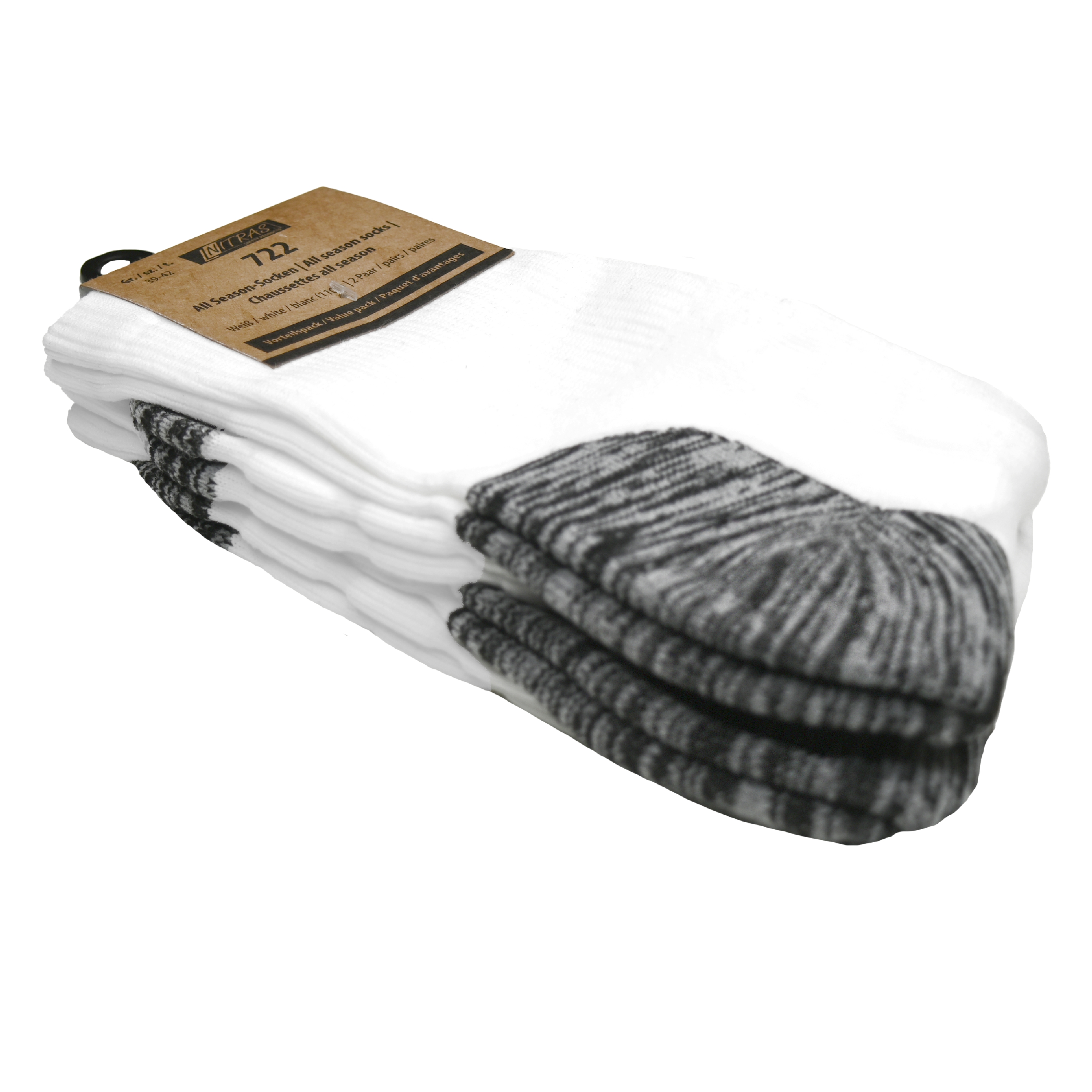 NITRAS All Season-Socken, Polyamid / Polyester / Elasthan, weiß