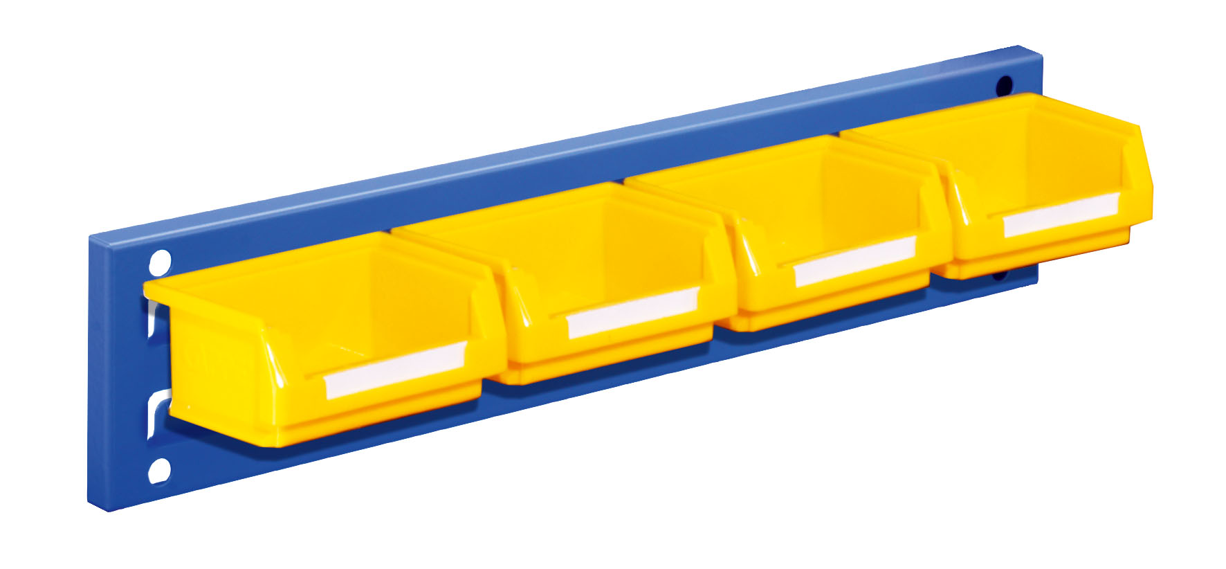 Das RasterPlan Wandschiene Schlitzplatte Set 1 von Kappes Systeme GmbH bietet mit Maßen von 460x100 mm und RAL 5010 Farbe eine effiziente Lagerlösung.