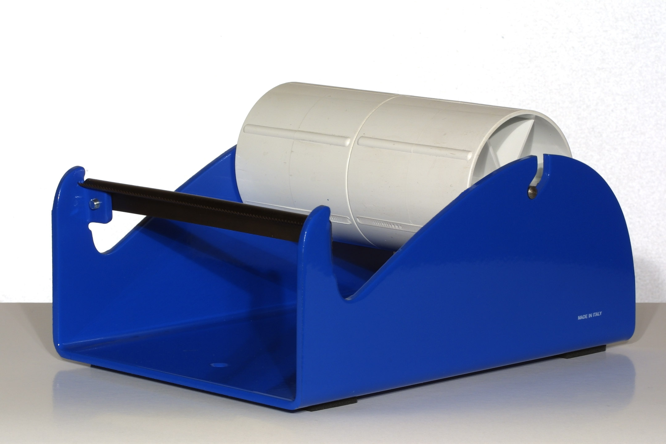 Klebeband-Tischabroller Blau, 150mm Bandbreite, 145mm Außendurchmesser