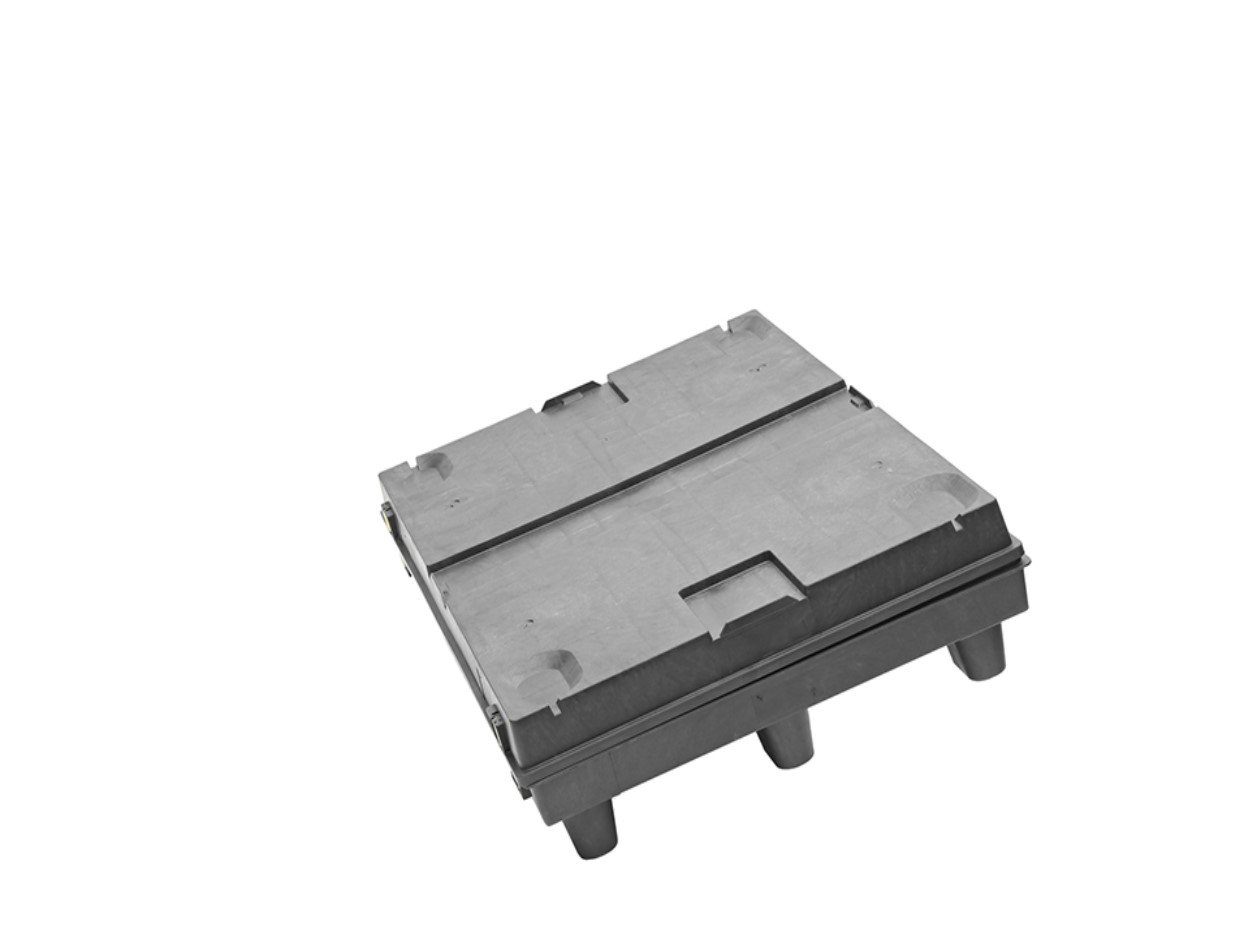 Kunststoffpalette ultraleichte Faltbox im Euromaß, 1200x800x850 mm, TIDUS MAGIC BOX 1208 – Ansicht 2