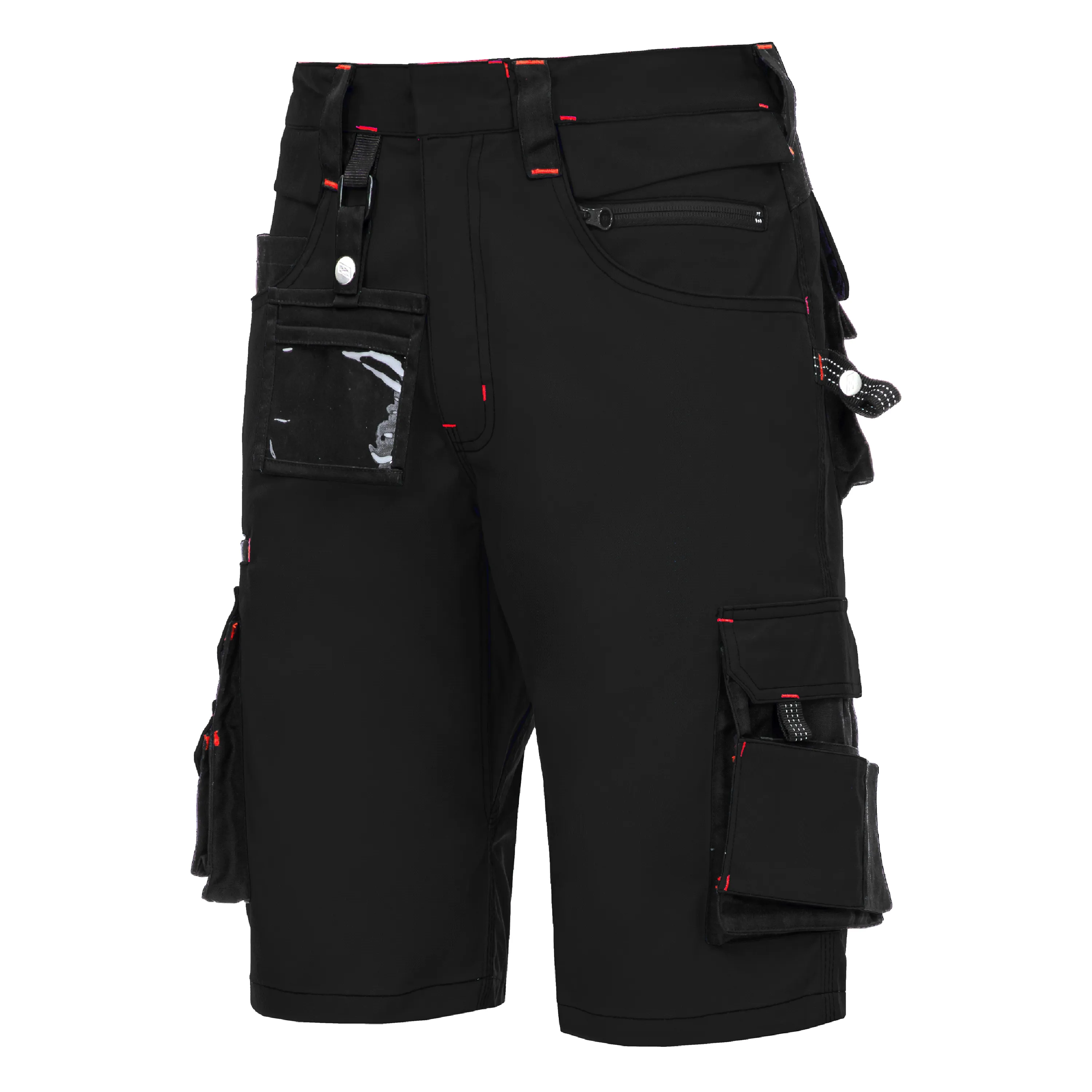 Die NITRAS MOTION TEX PRO FX Arbeitshose in Schwarz bietet dank 2-Wege-Stretch hohen Tragekomfort. Mit CORDURA?-Verst?rkungen und reflektierenden Details.