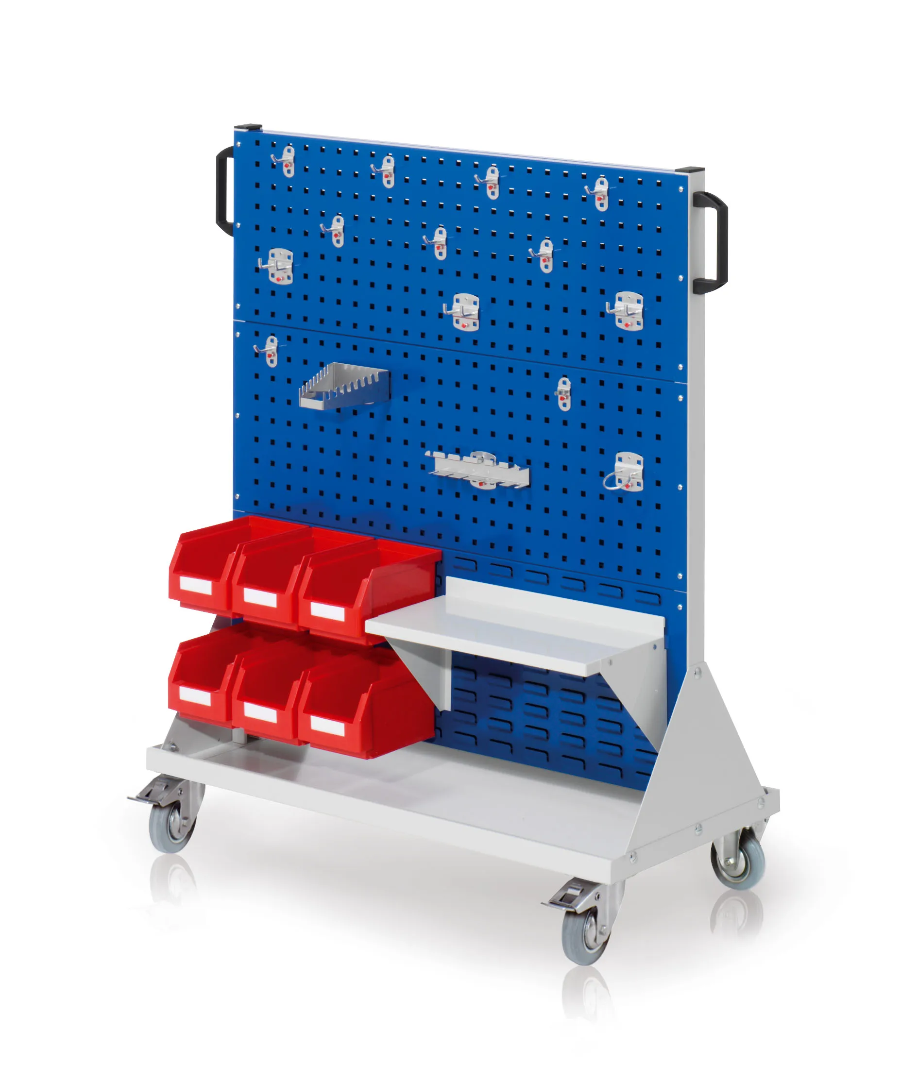 Das RasterMobil? von Kappes Systeme: Ein rollbares, robustes Lager- und Organisationssystem mit modularer Flexibilit?t f?r effiziente Arbeitsabl?ufe.