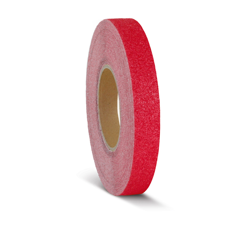 Antirutschbelag Basic rot Rolle 25mm x 18,3m