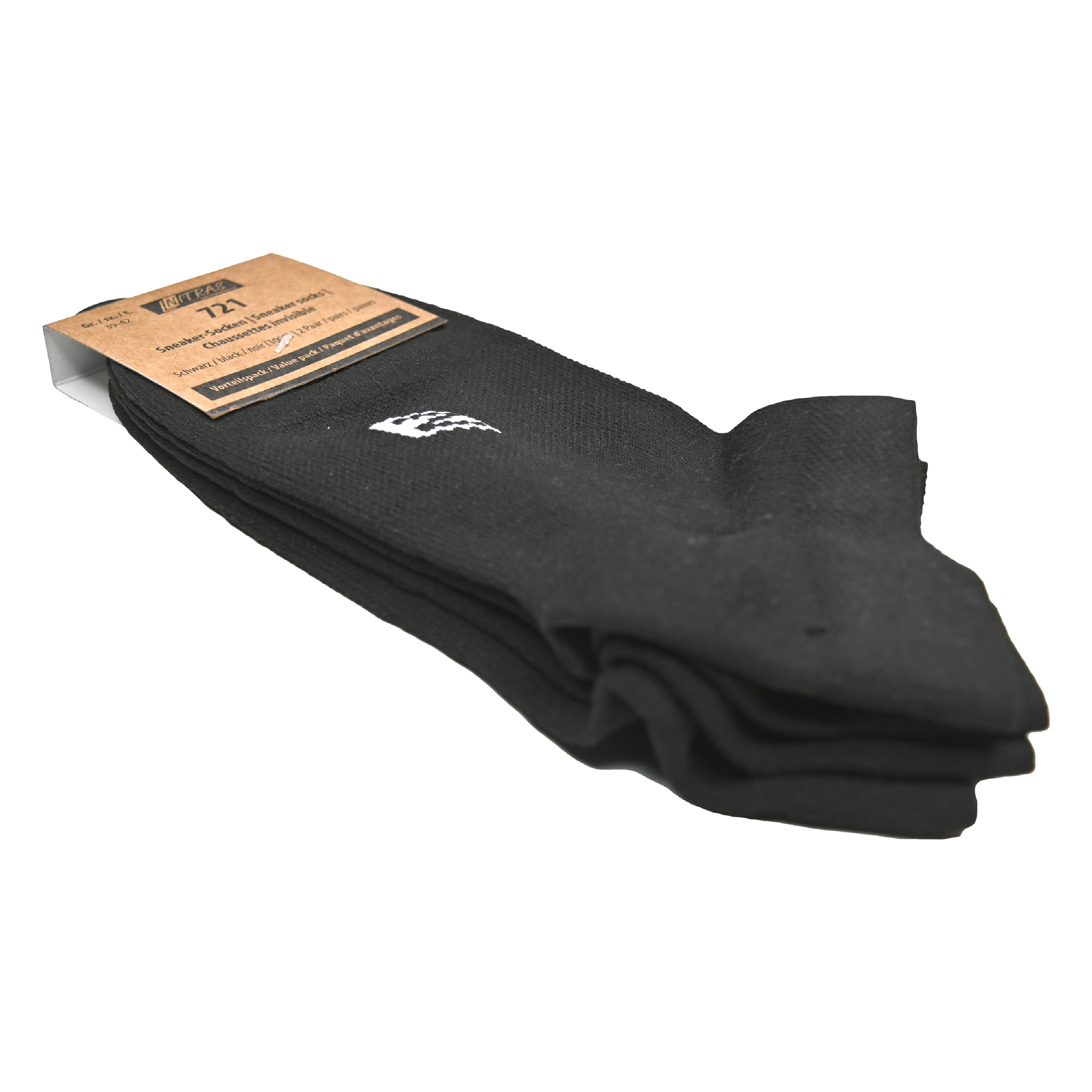 NITRAS Sneaker-Socken, Polyamid / Elasthan, schwarz