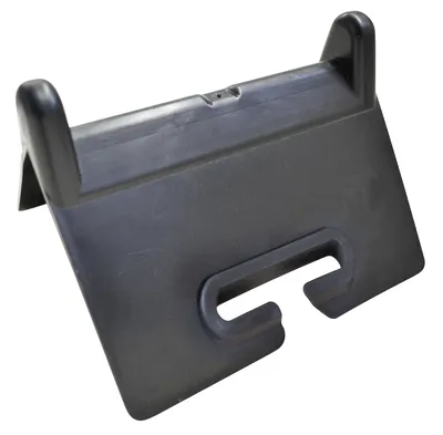 Schwarzer Kantenschutzwinkel von Dolezych f?r 50 mm Gurte, aus flexiblem Polyethylen, bietet robusten Schutz f?r industrielle und private Anwendungen.