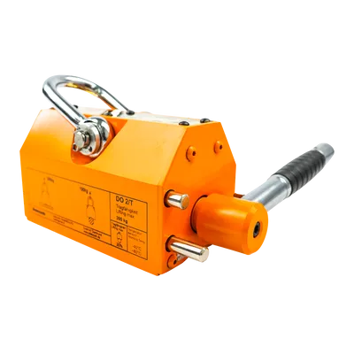 Produktbild des Permanent-Hebemagneten Do2/T von Dolezych: Robuste Bauweise, hohe Tragkraft, ideal f?r flache und runde Materialien, mit ergonomischem Handgriff.