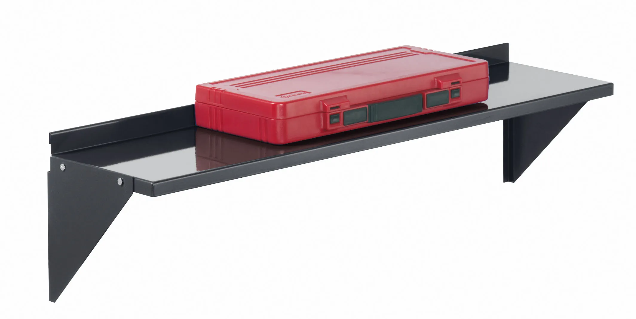 Der anthrazitgraue RasterPlan Stahlboden (950 x 220 mm) von Kappes Systeme bietet robuste Flexibilit?t f?r industrielle Lagerl?sungen.